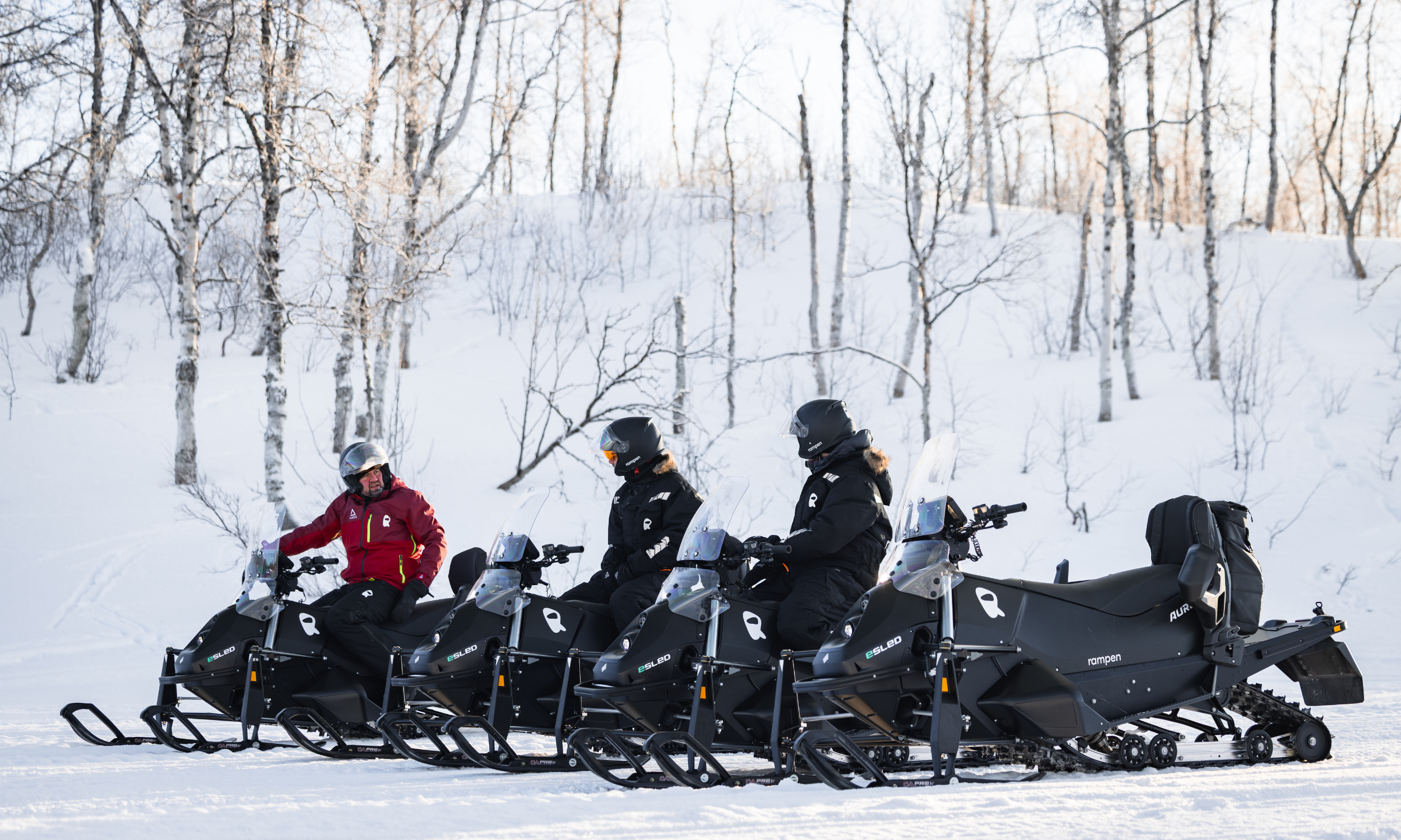 Electric Snowmobile Safari in Sulitjelma Mountains