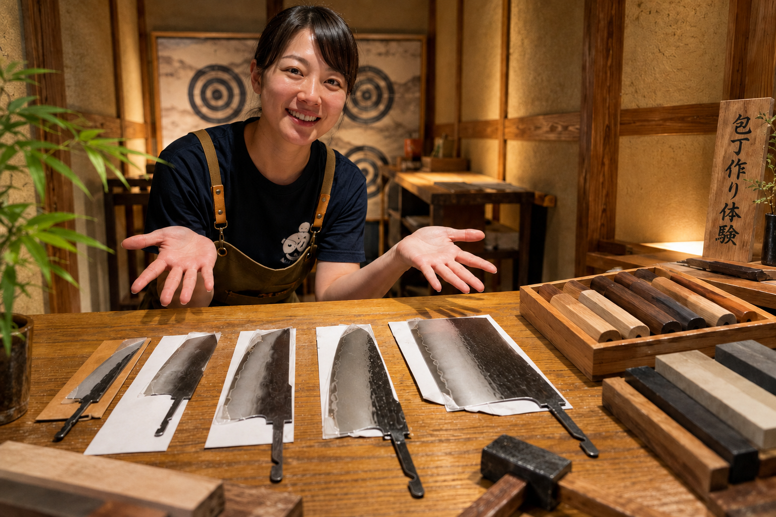 Hands-On Knife Crafting Workshop in Arashiyama