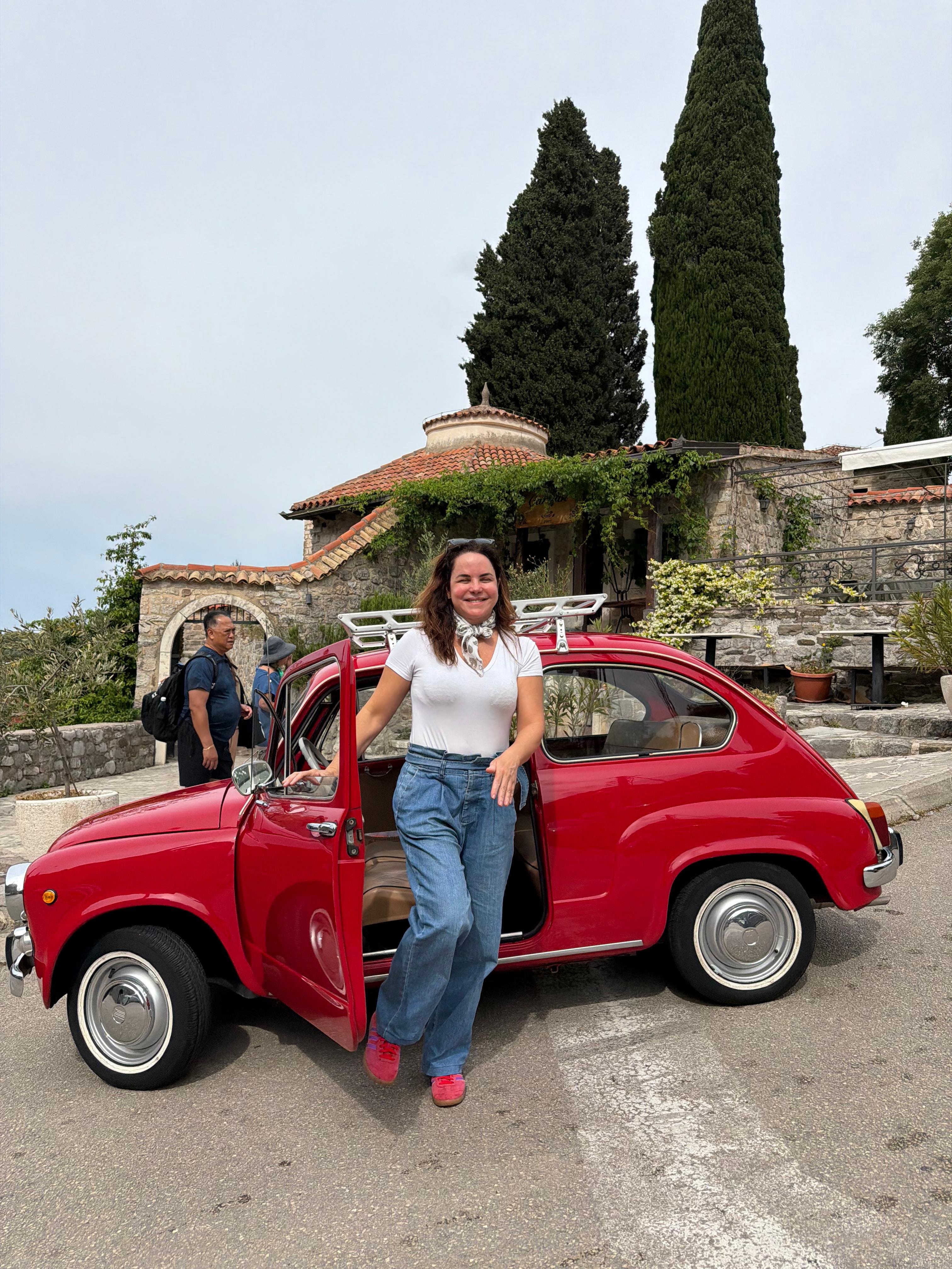 Vintage Fiat 600 Tour of Bar's Historic Sites