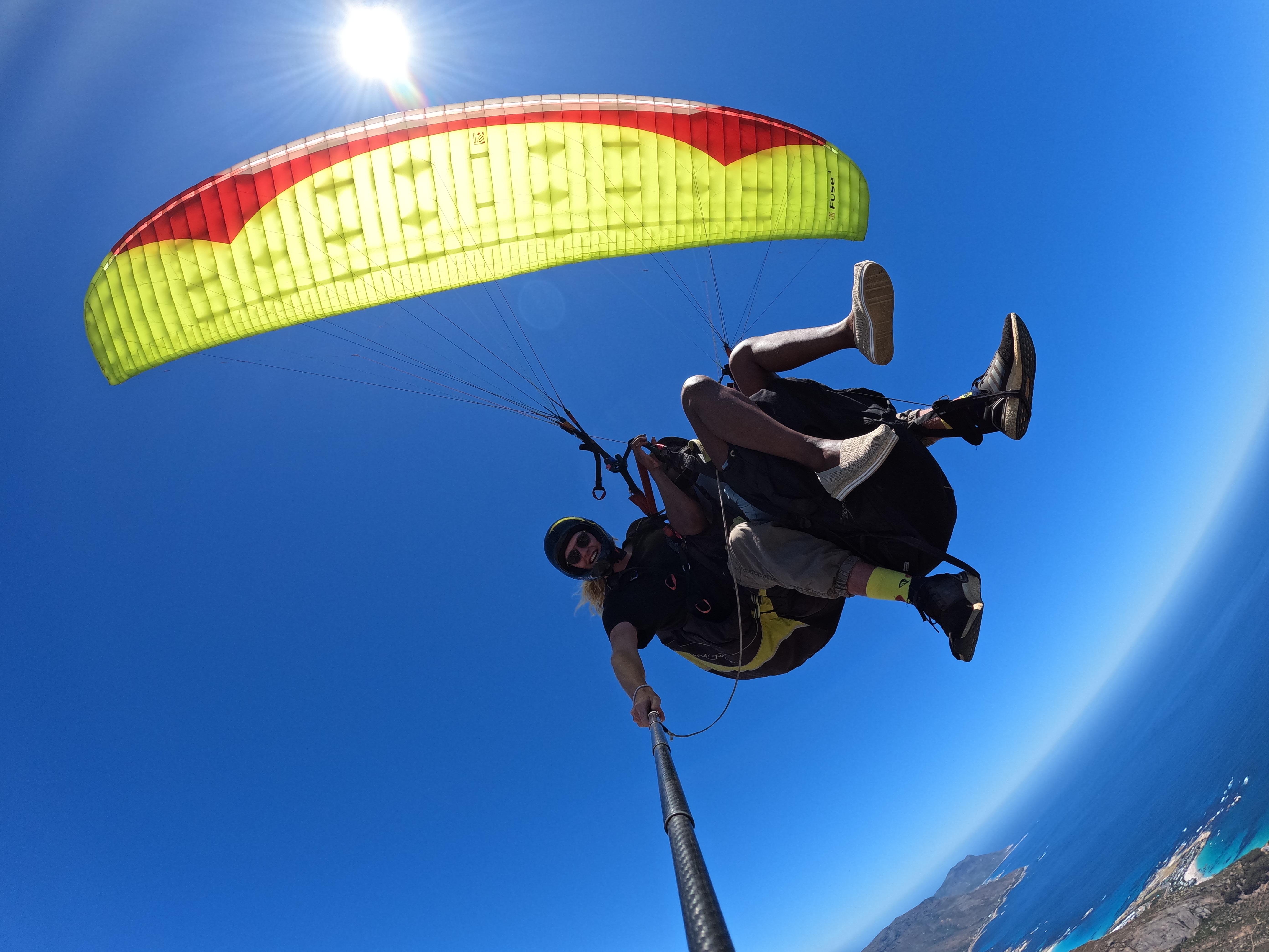 Cape Town Tandem Paragliding with Table Mountain Views