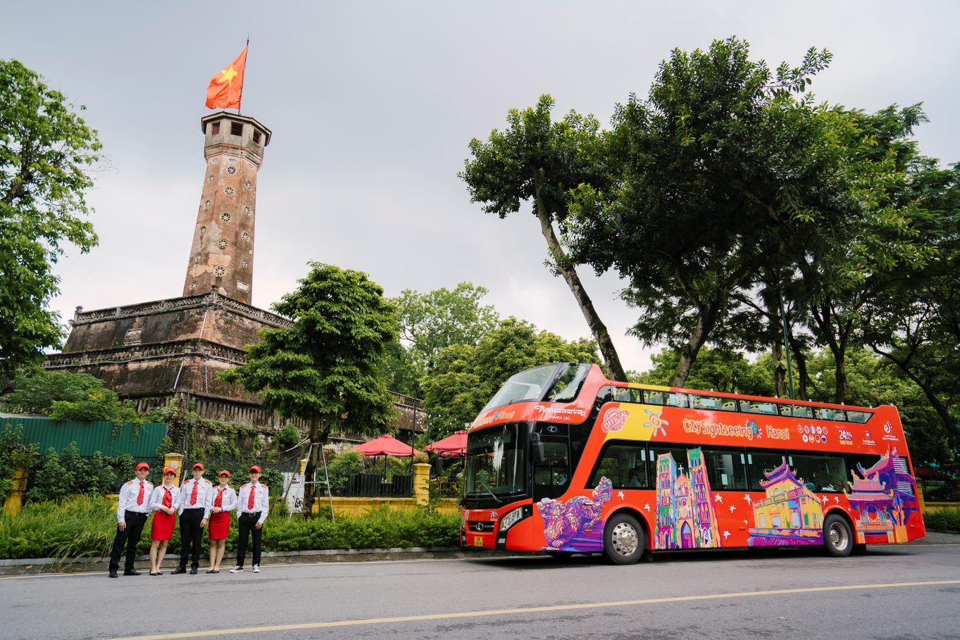 Hanoi Open-Top Bus: Hop-On Hop-Off City Tour