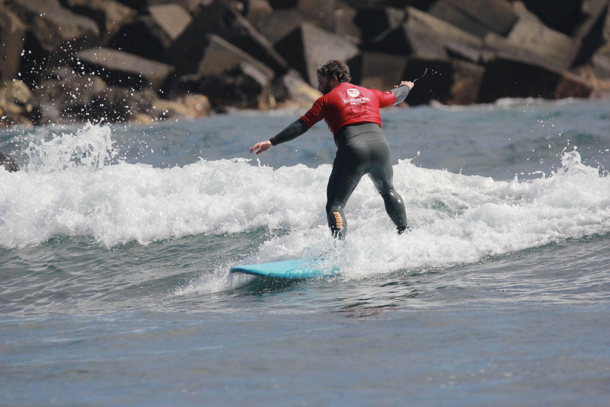 Beginner Surf Lesson at Playa Martiánez