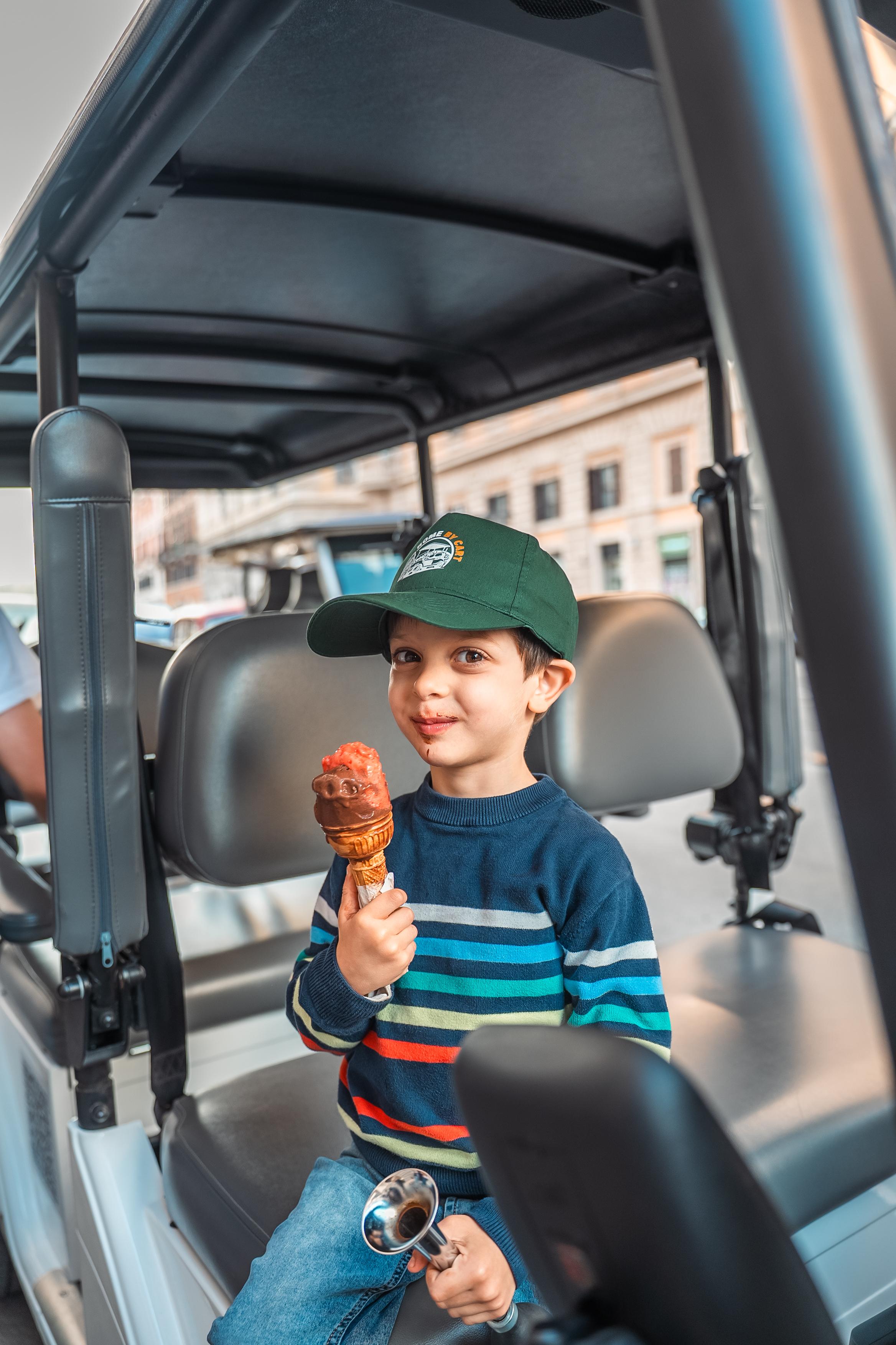 Rome for Families: Kid-Friendly Private Golf Cart Tour