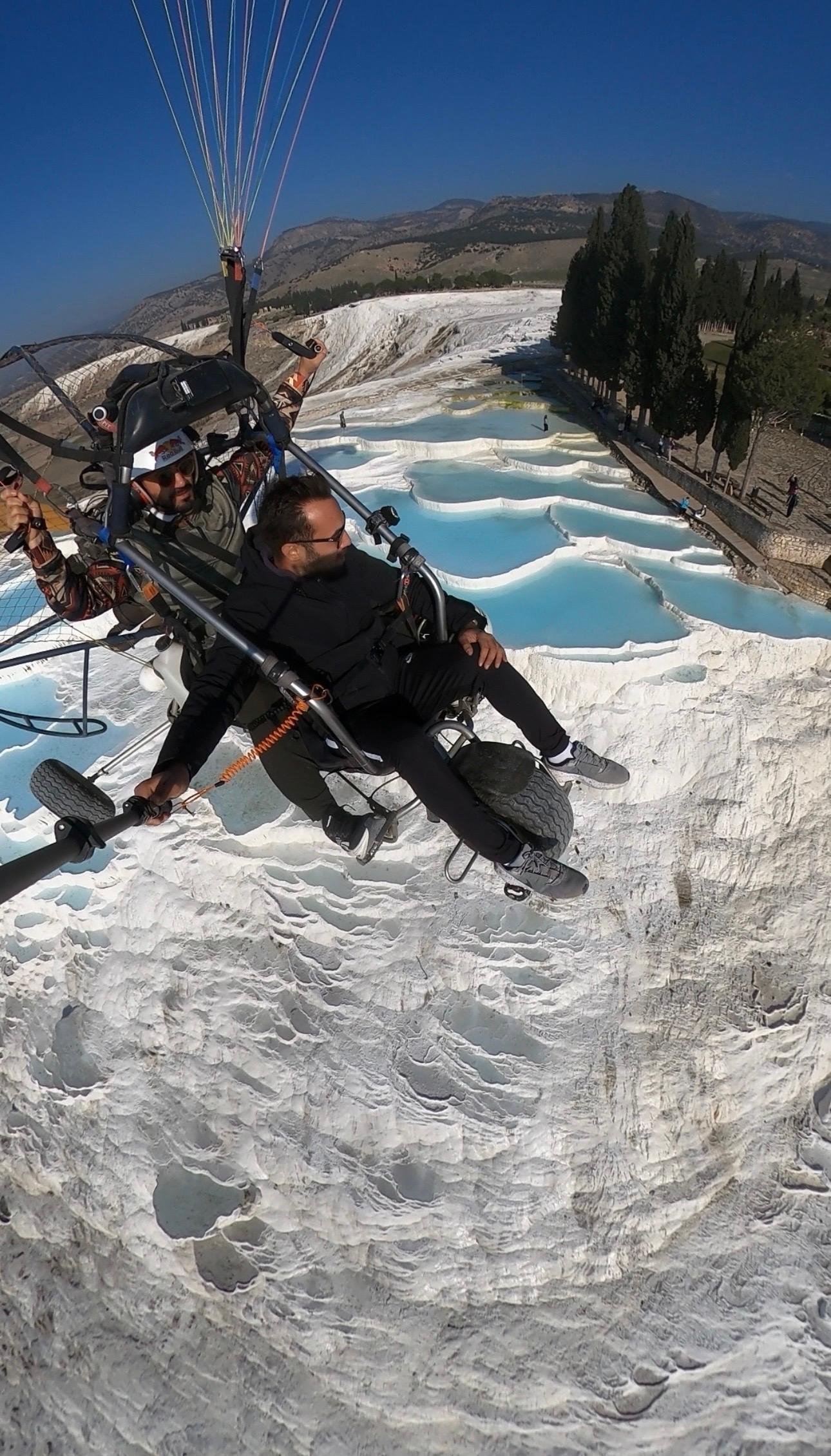 Pamukkale Aerial Paratrike Adventure with Transfers