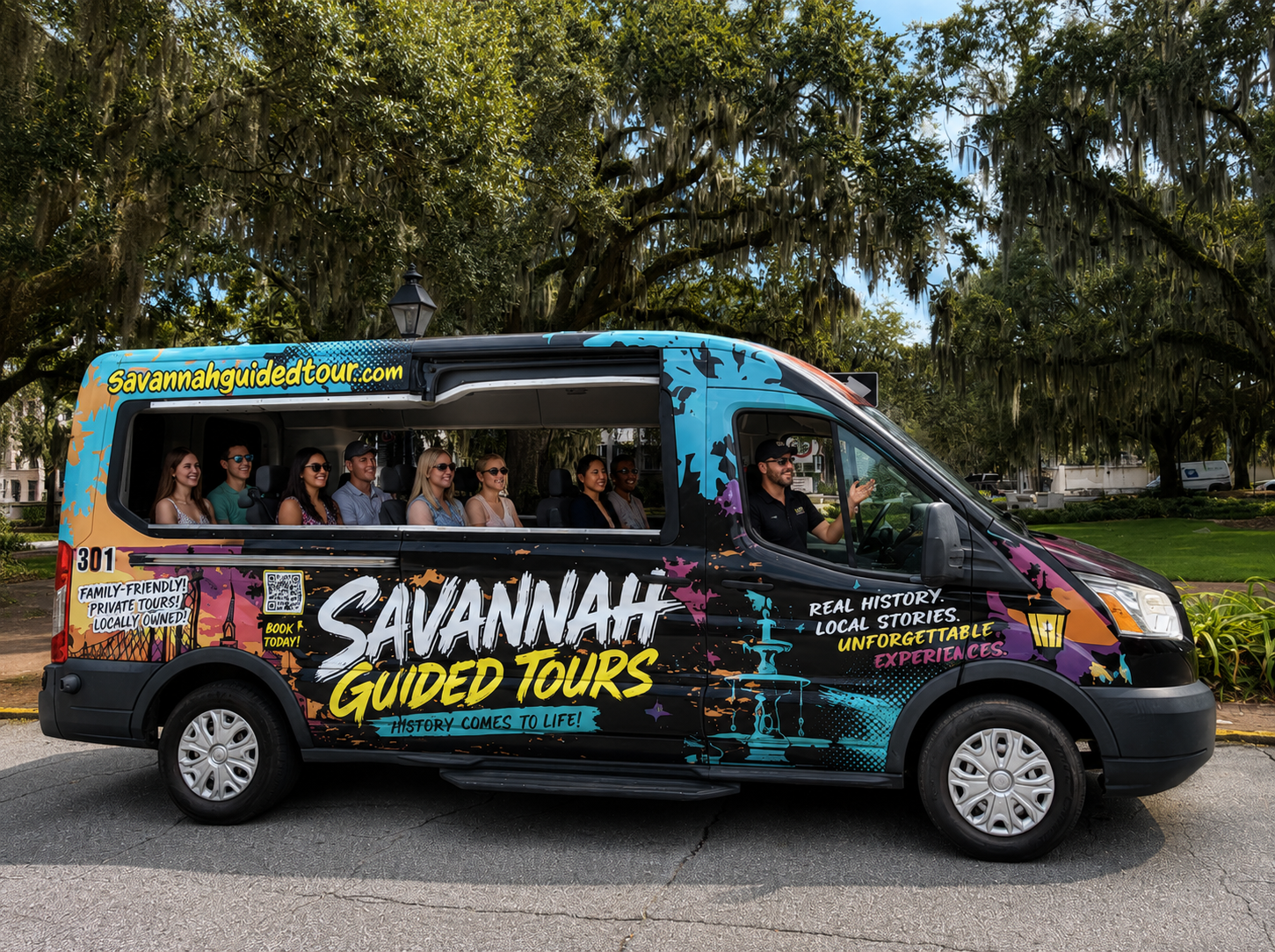Savannah Historic District Small-Group Open-Air Tour