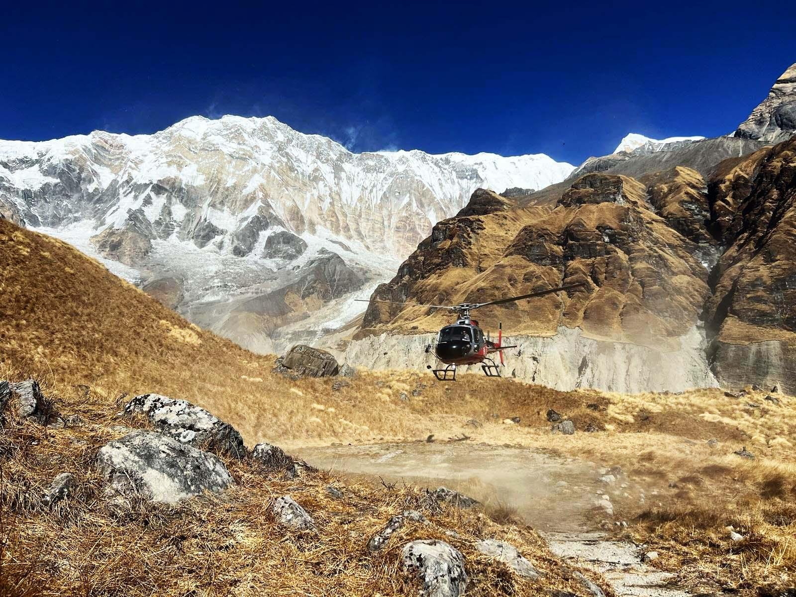 Pokhara to Annapurna Base Camp Helicopter Tour