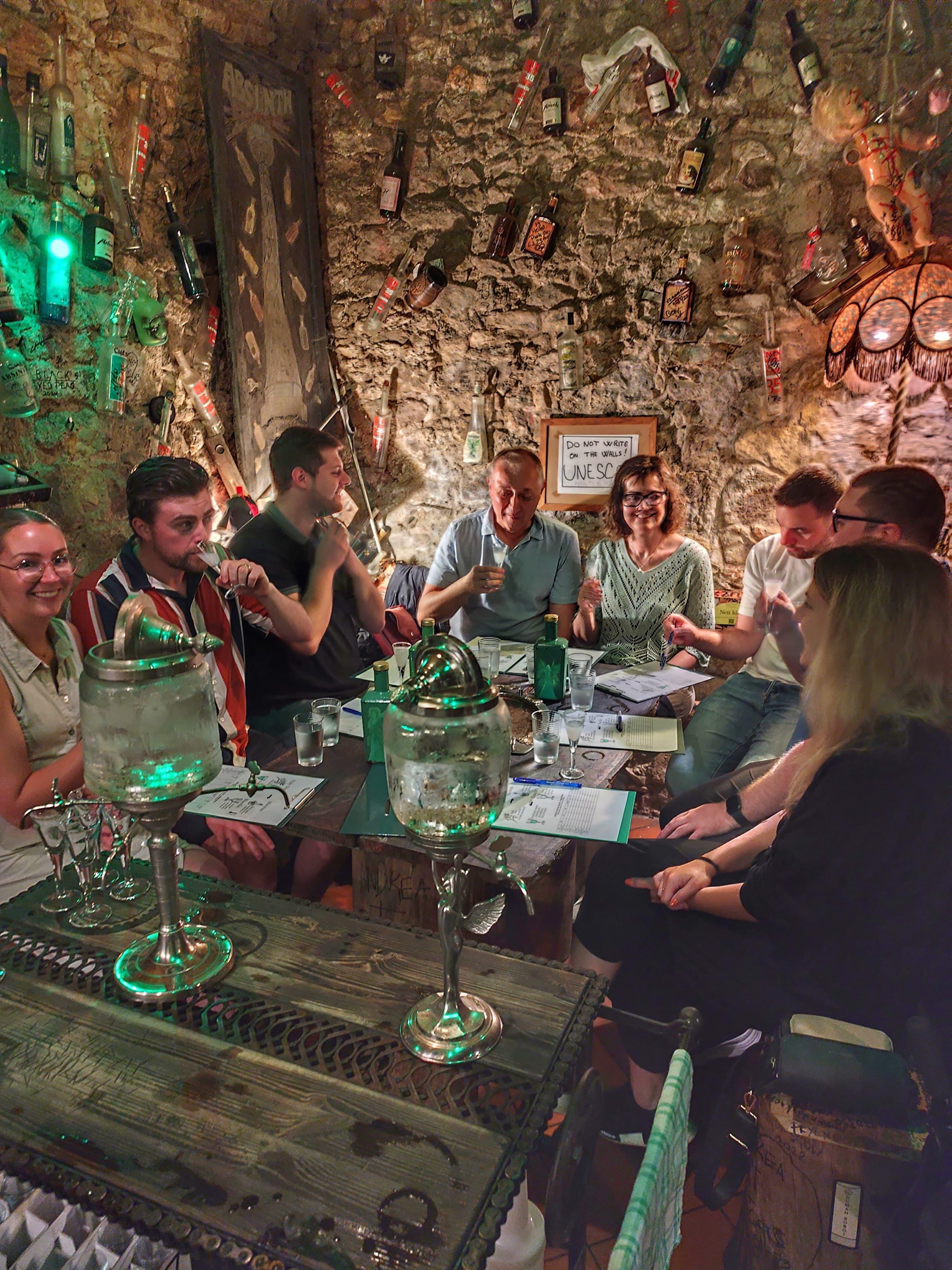 Prague Historic Absinthe Cellar Tasting
