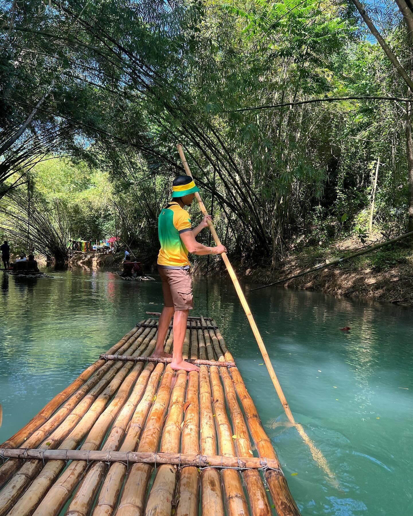 Private Martha Brae Bamboo Raft Journey with Transport