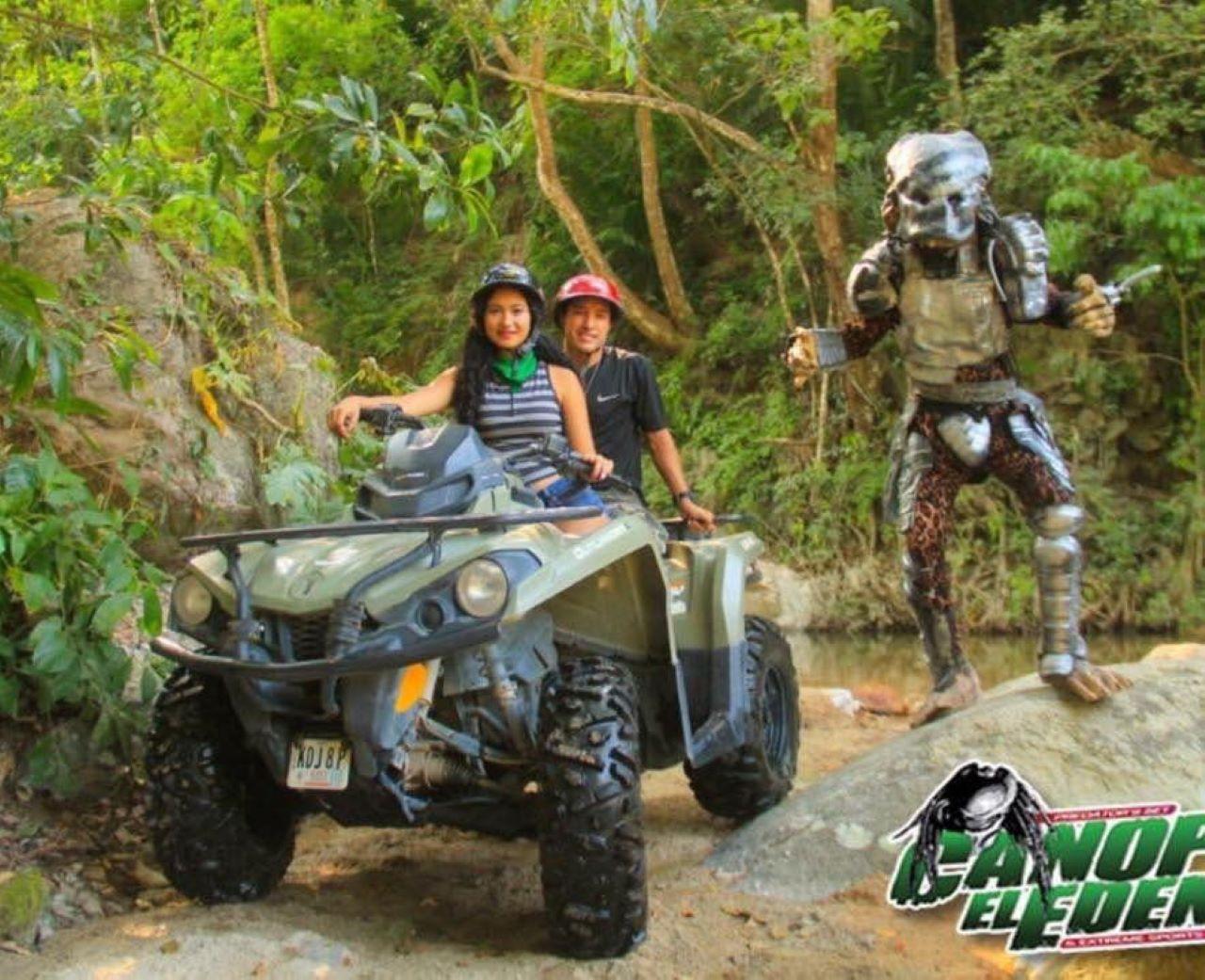 ATV Adventure & Zipline at El Eden Jungle Park