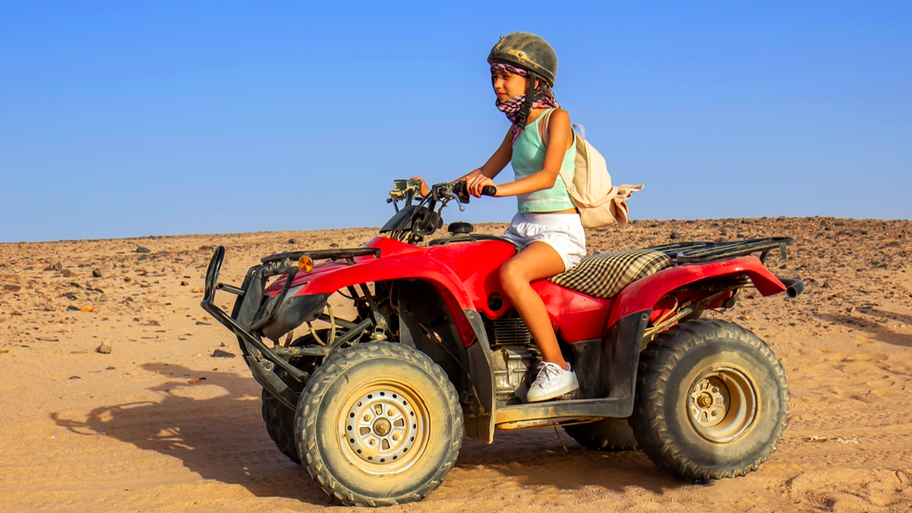Sharm El Sheikh Desert Trio: Quad Biking, Camel Ride & Bedouin Dinner