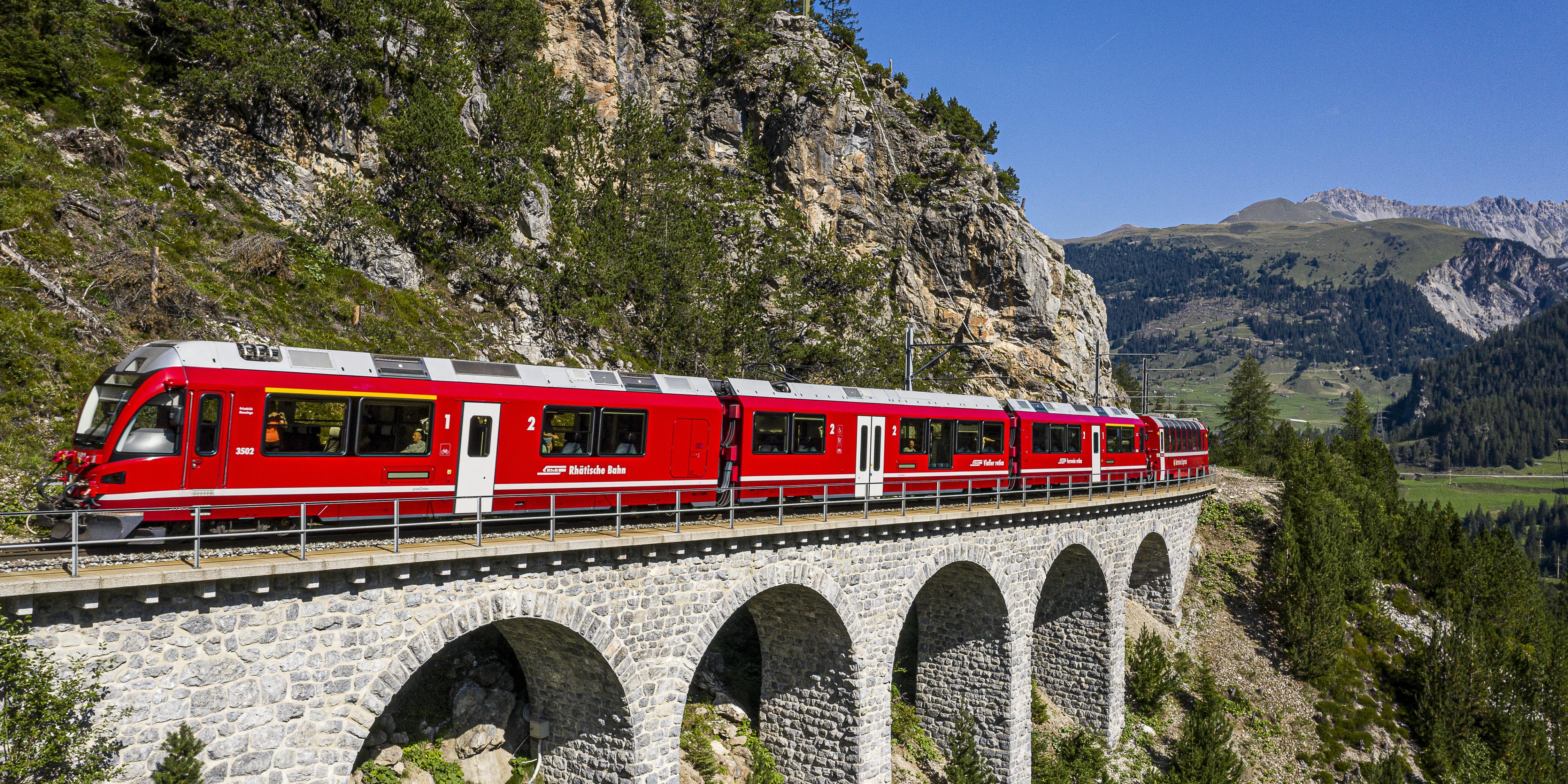 Milan to St. Moritz: Bernina Red Train Alpine Day Trip
