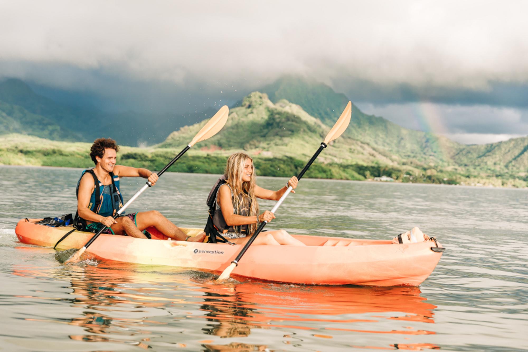 Oahu Kaneohe Bay Self-Guided Sandbar Kayaking Adventure