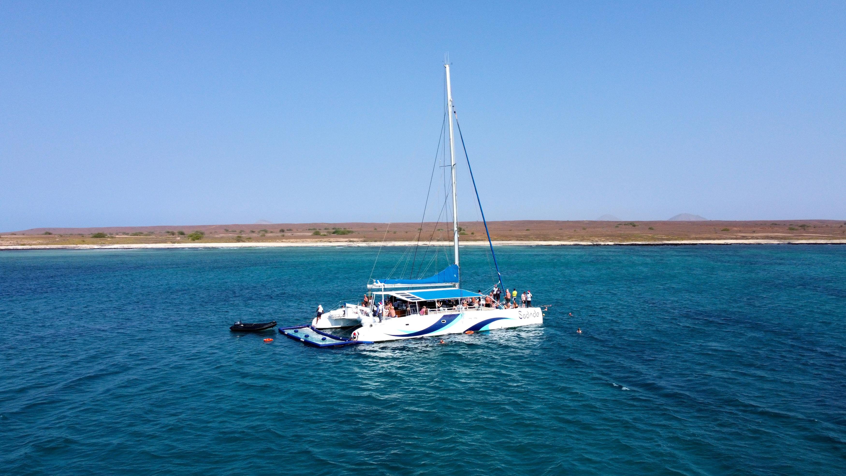 Half-Day Catamaran Cruise Along Sal's West Coast