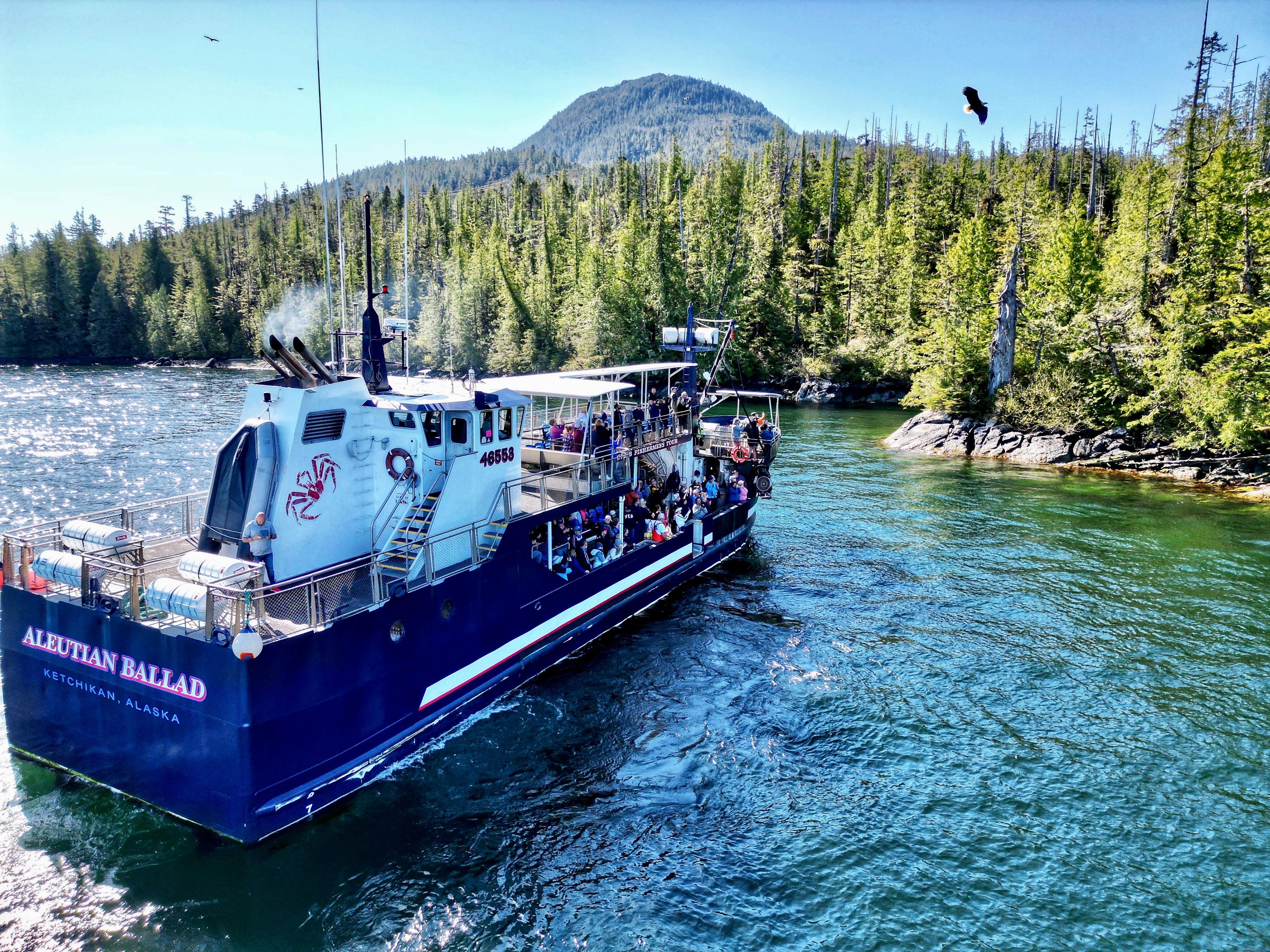 Bering Sea crab fishermen's tour boat in Ketchikan