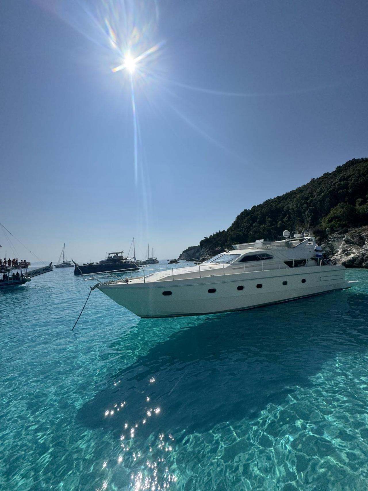 Paxos, Antipaxos & Blue Lagoon Full-Day Yacht Cruise