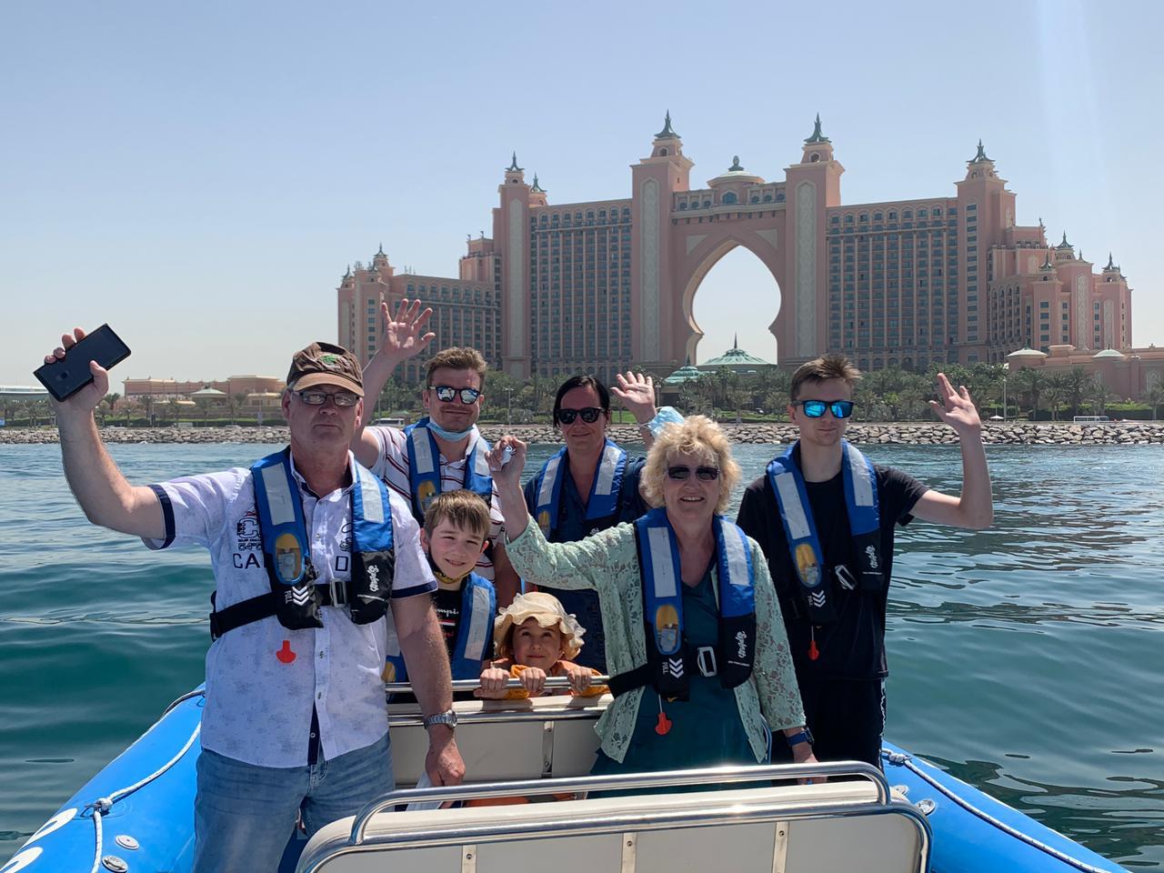 Dubai Marina Atlantis & Palm Jumeirah Speedboat Tour