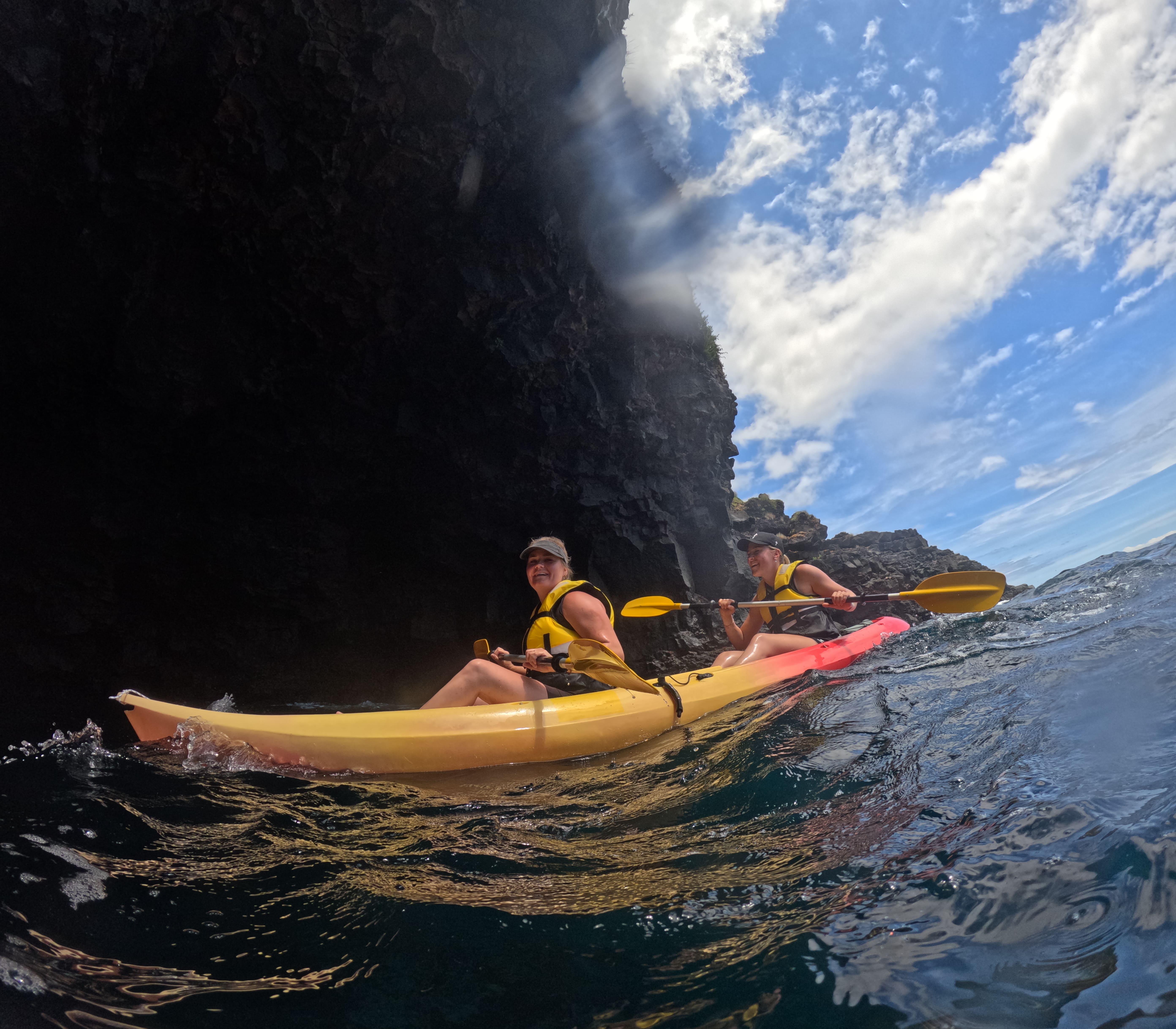 Pico Island Guided Volcanic Coastline Kayaking Tour