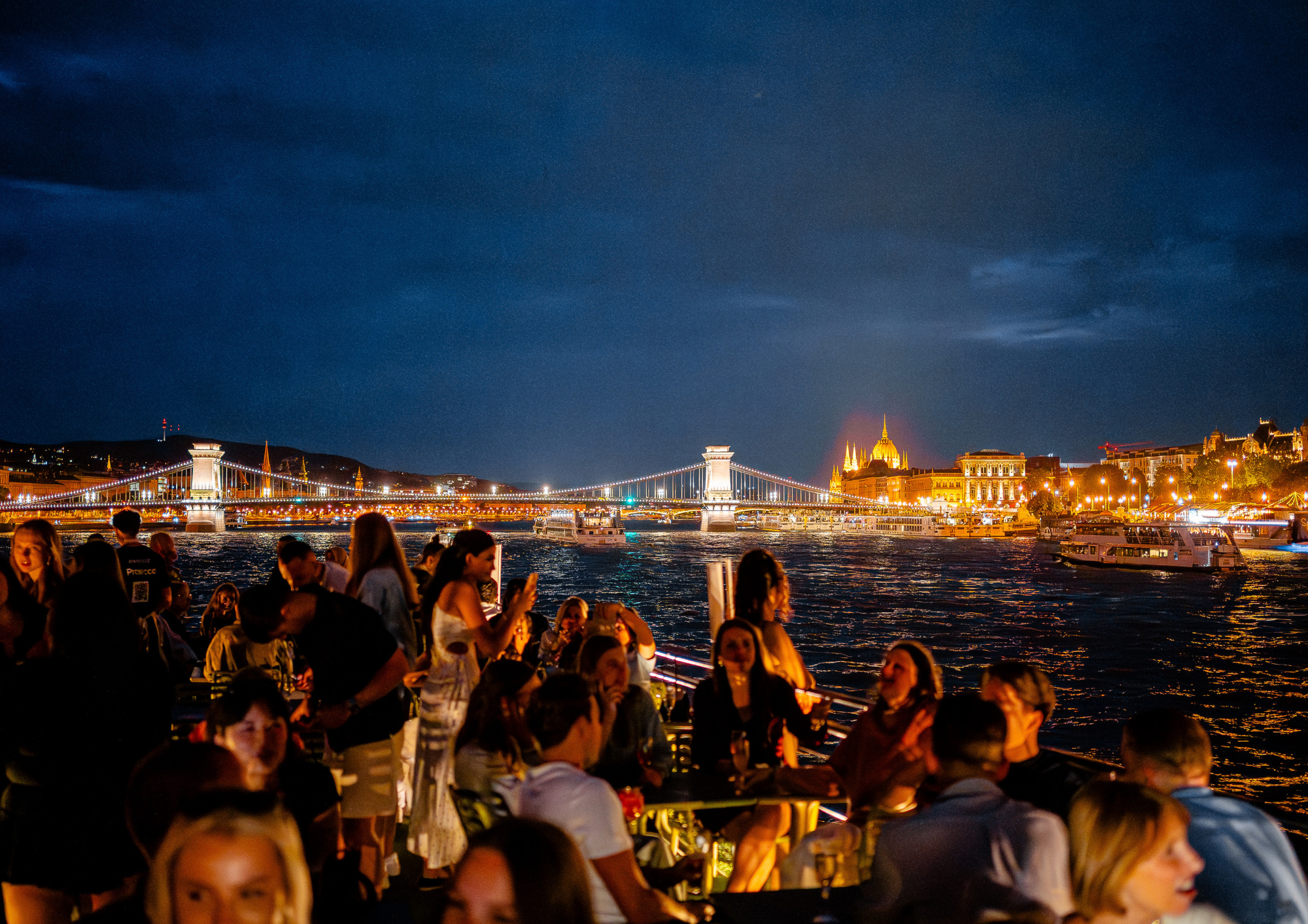 Budapest river cruise on the Danube — Parliament, Chain Bridge and Buda Castle — image 45
