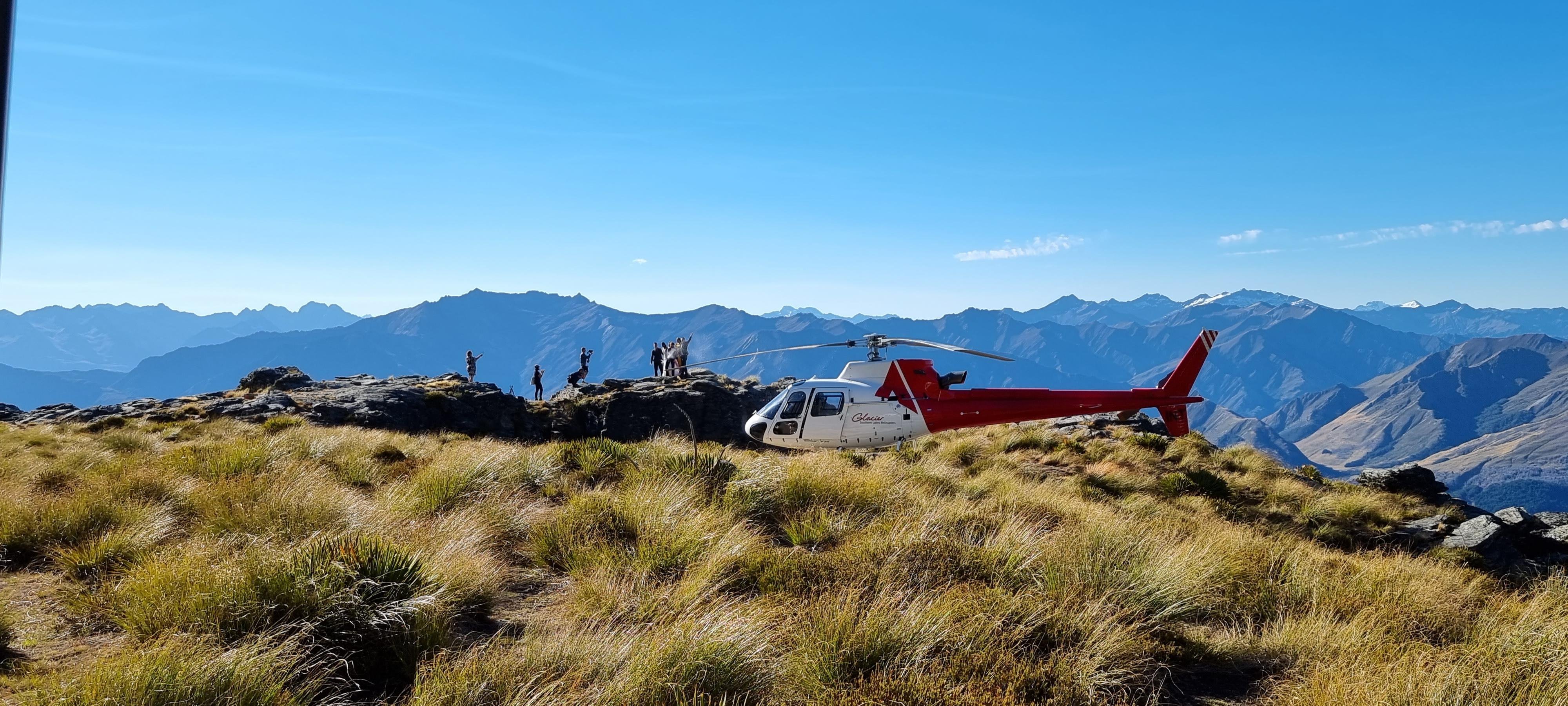 Alpine Helicopter Flight with Mountain Landing