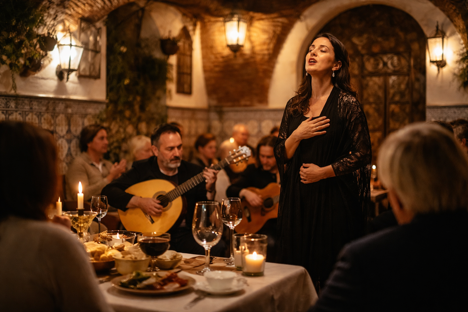 Lisbon Fado Night: Guided Walk, Dinner & Live Show