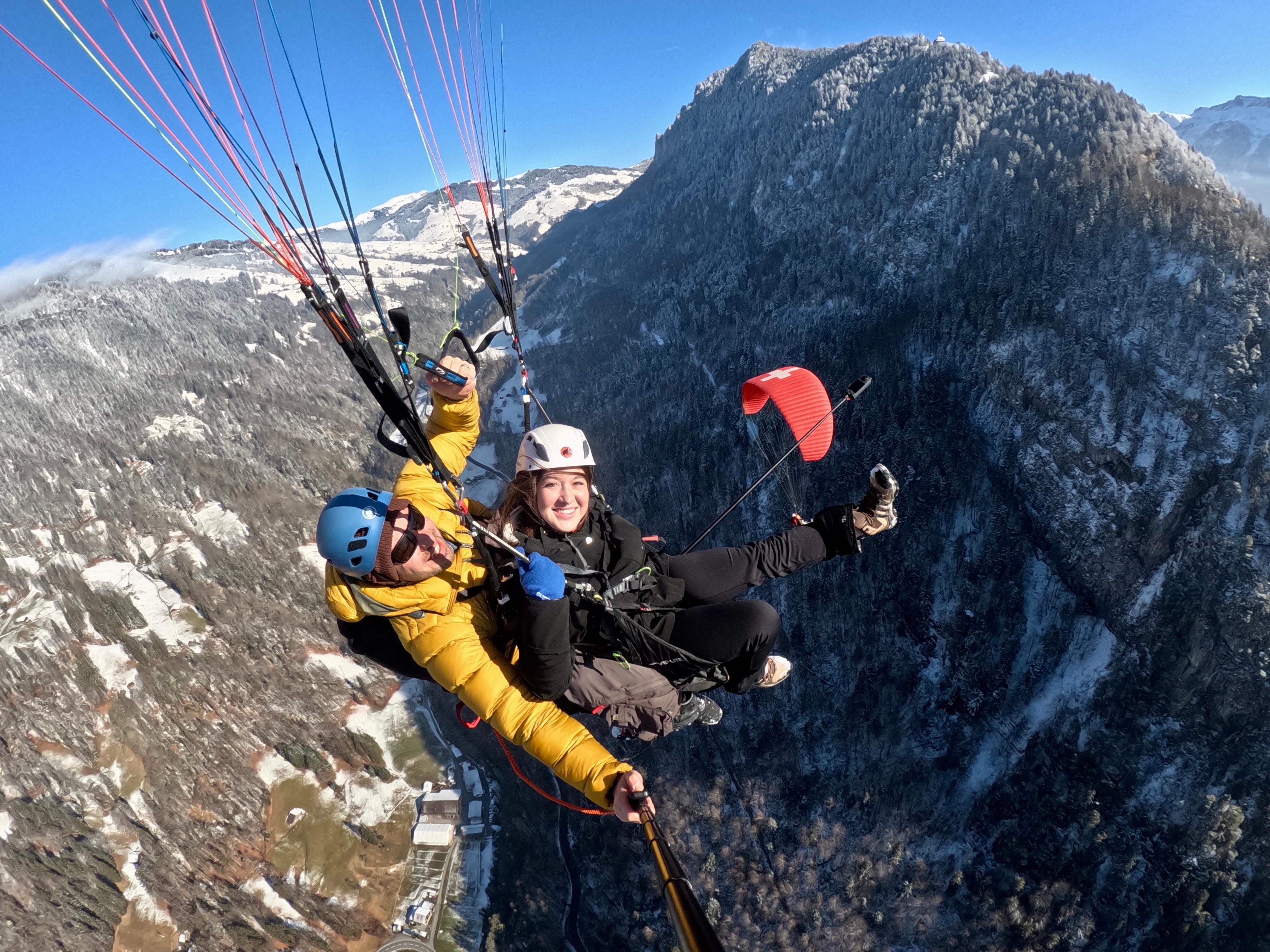 Interlaken Tandem Paragliding High Flight