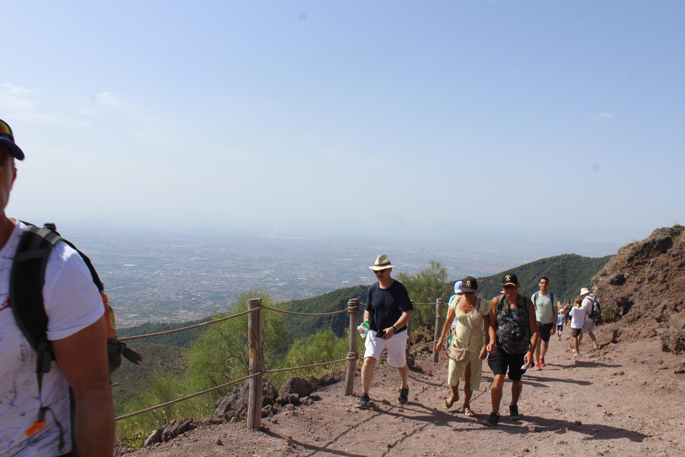 From Naples: Pompeii and Vesuvius Tour with Lunch Included - Mount Vesuvius crater tour and Bay of Naples views