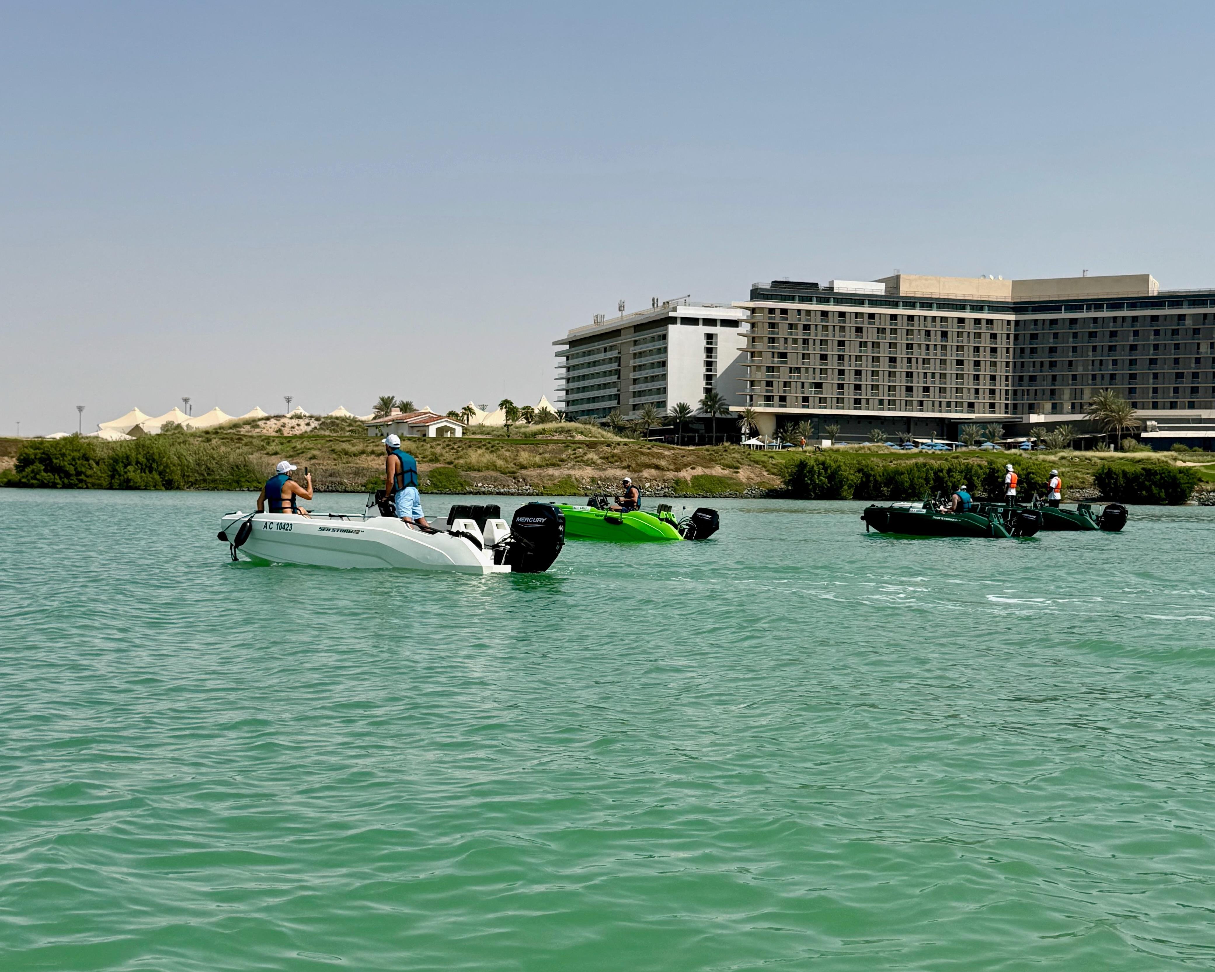 Yas Island Self-Drive Speedboat Tour with GPS Audio Guide
