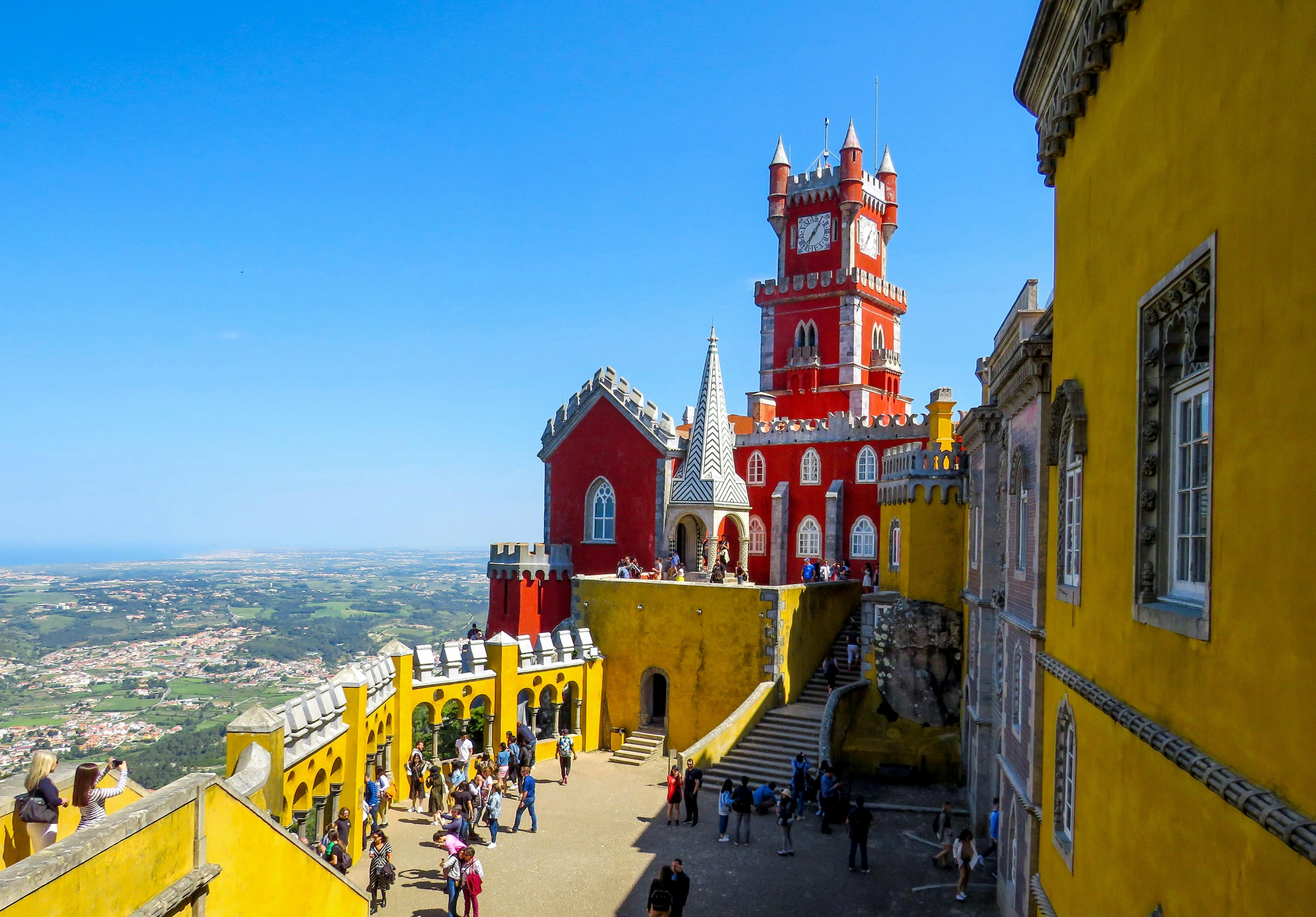 Sintra, Pena Palace, Regaleira, Cabo da Roca & Cascais Day Tour from Lisbon