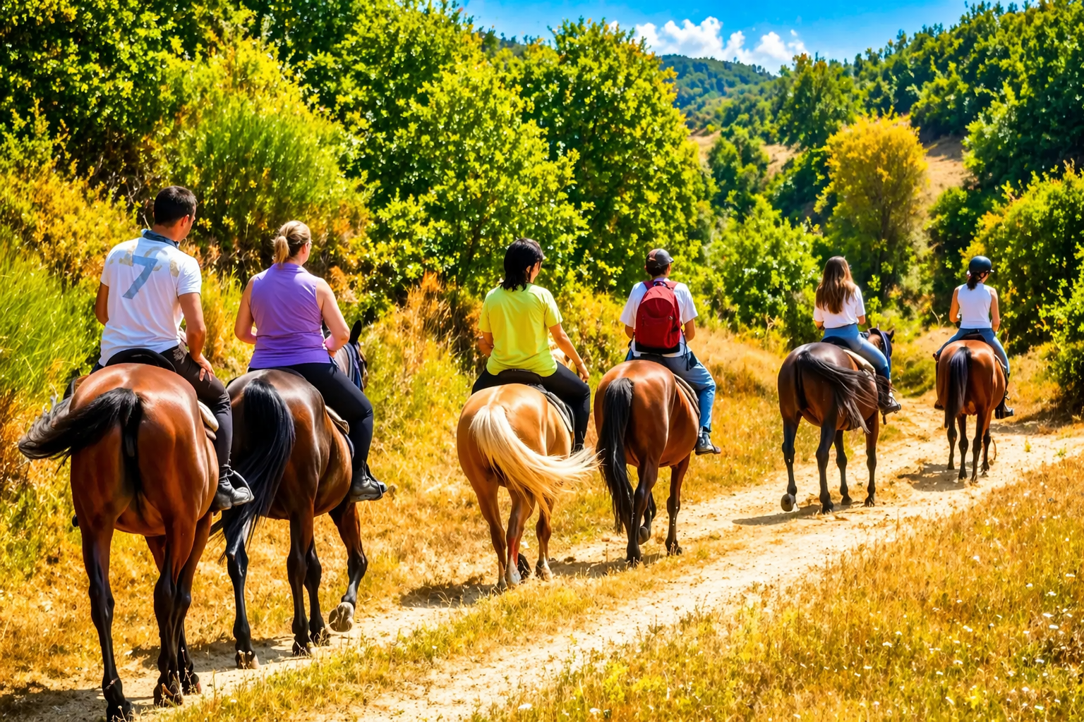Chianti Hills Horseback Ride from Siena