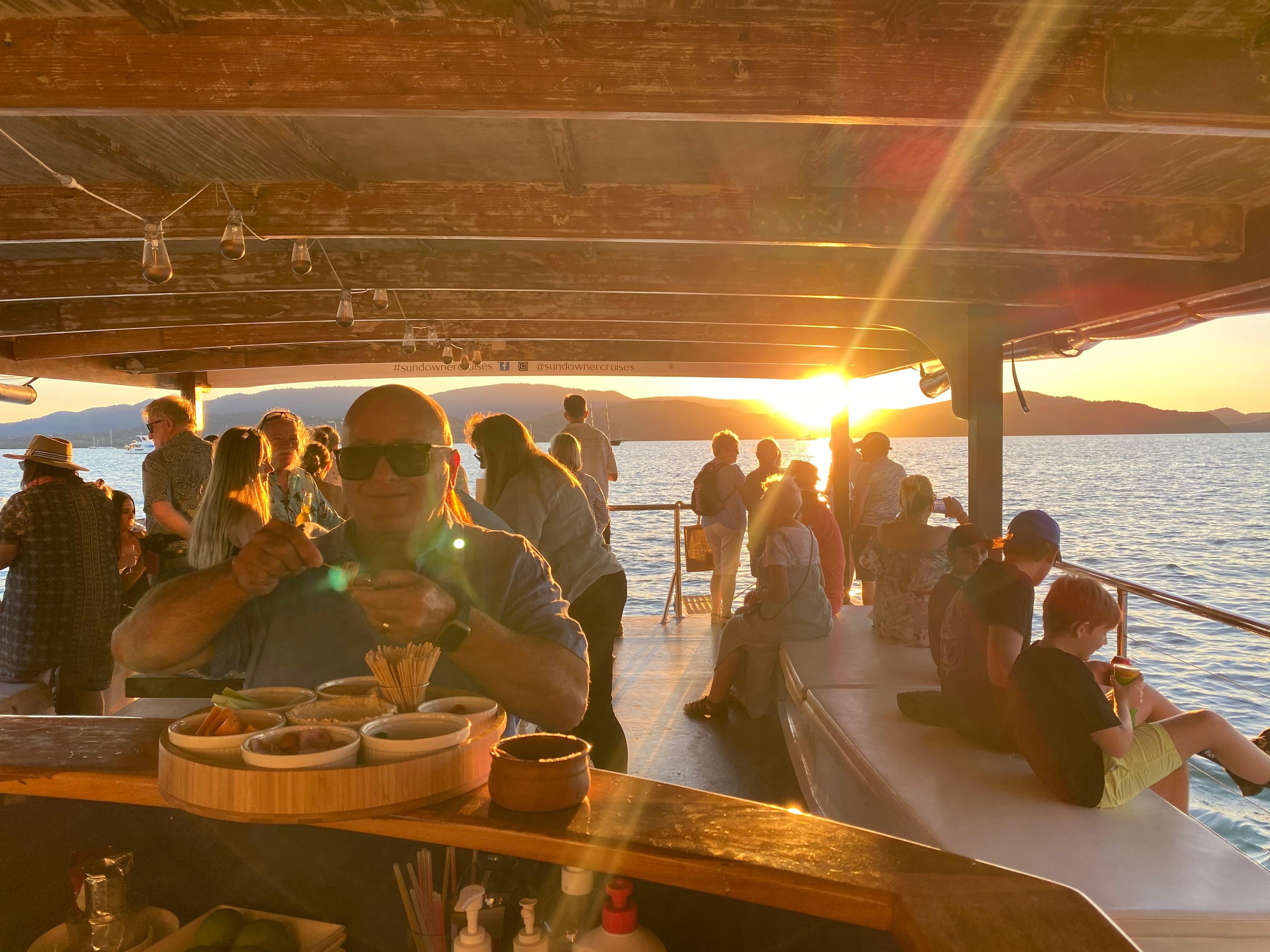 Airlie Beach Sunset Catamaran Cruise with Sparkling Wine