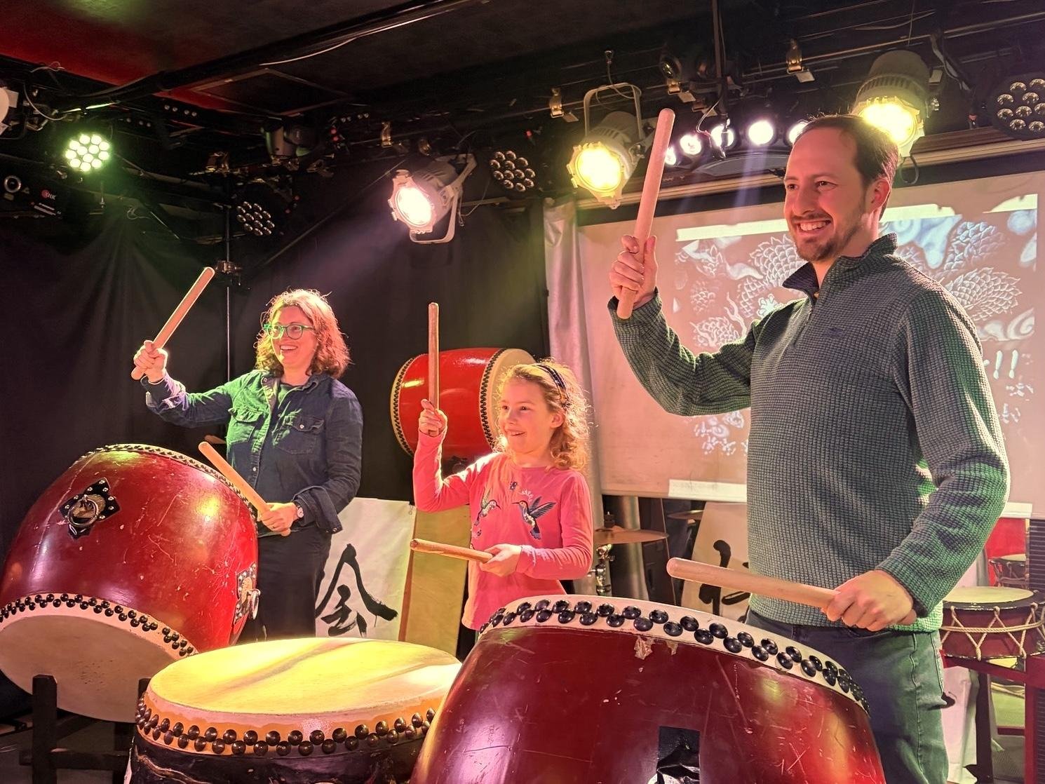 Kyoto Taiko Drum Workshop in Historic Gion