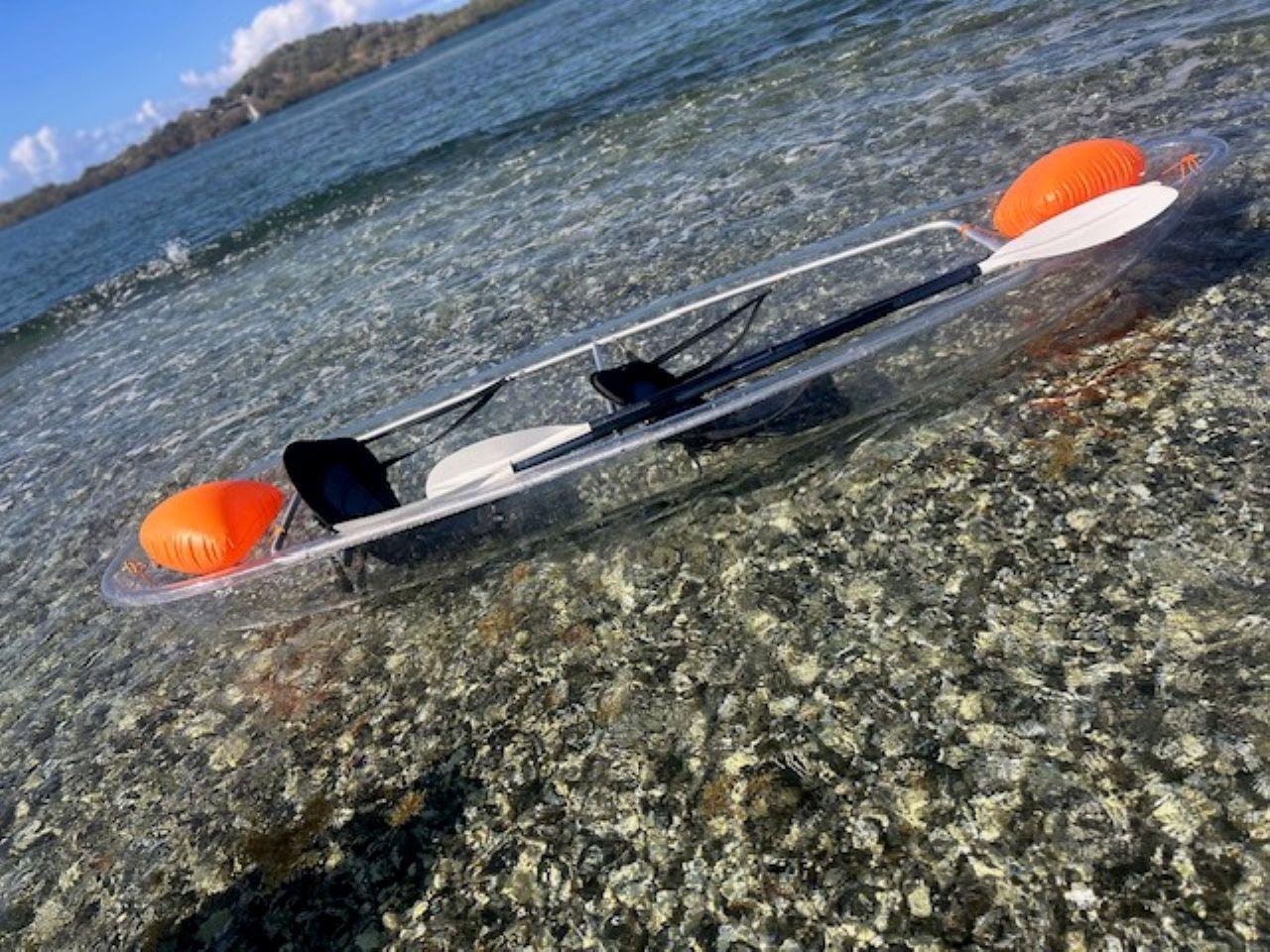 Transparent Kayak Adventure to Le Robert Islets
