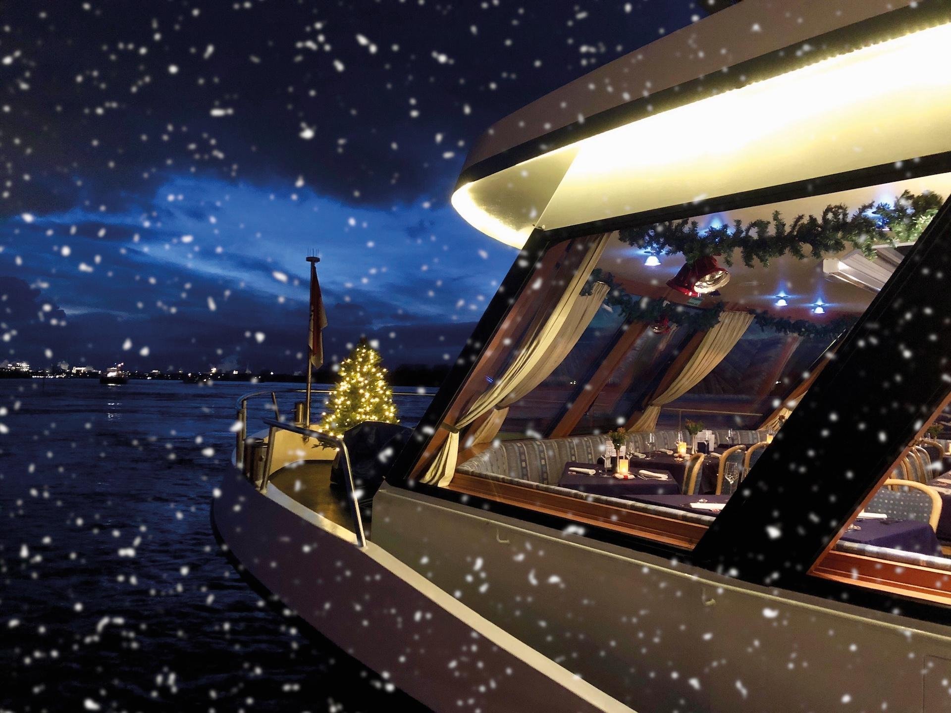 Winter Rhine River Cruise with Holiday Music