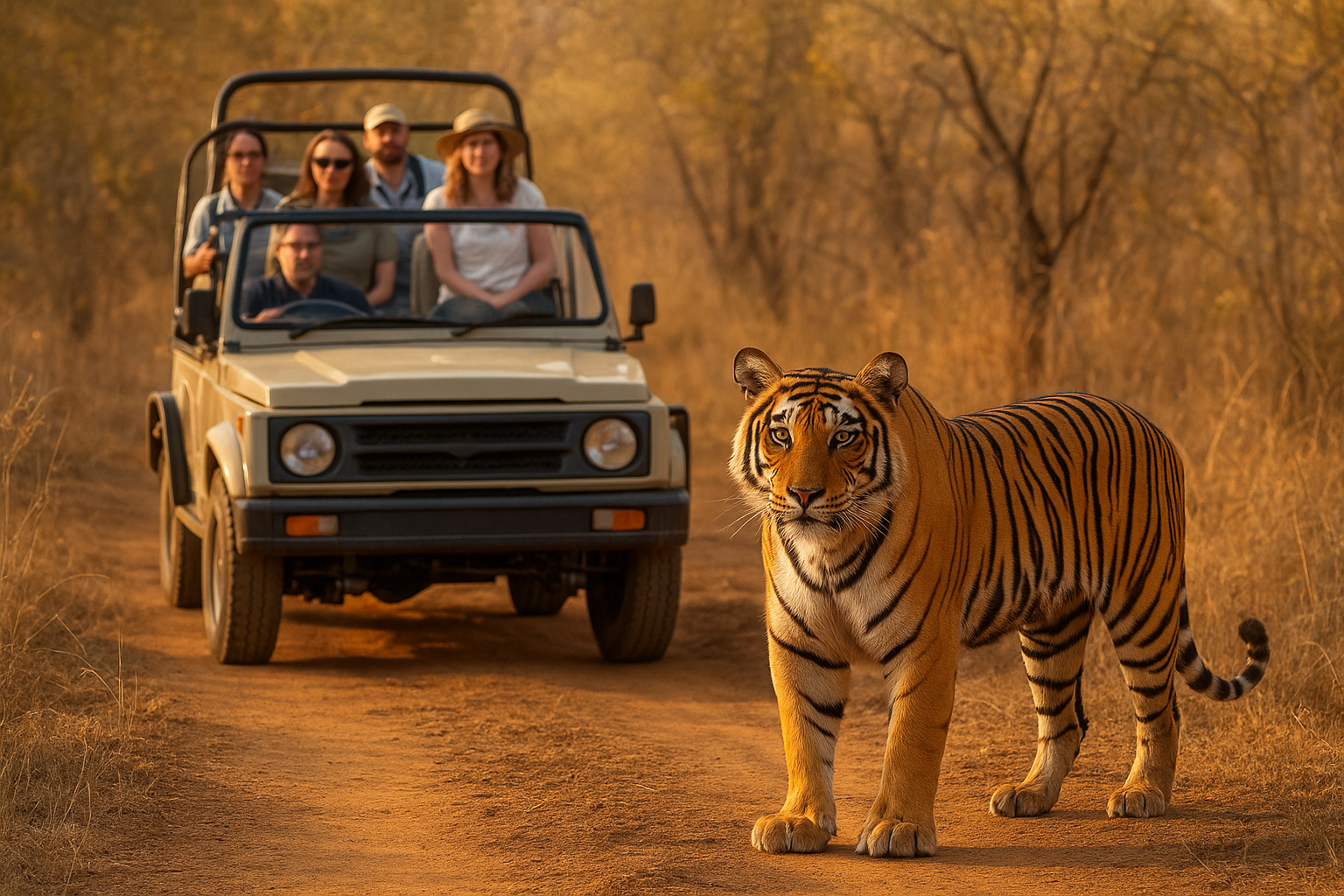 Ranthambore National Park Canter Safari with Naturalist Guide