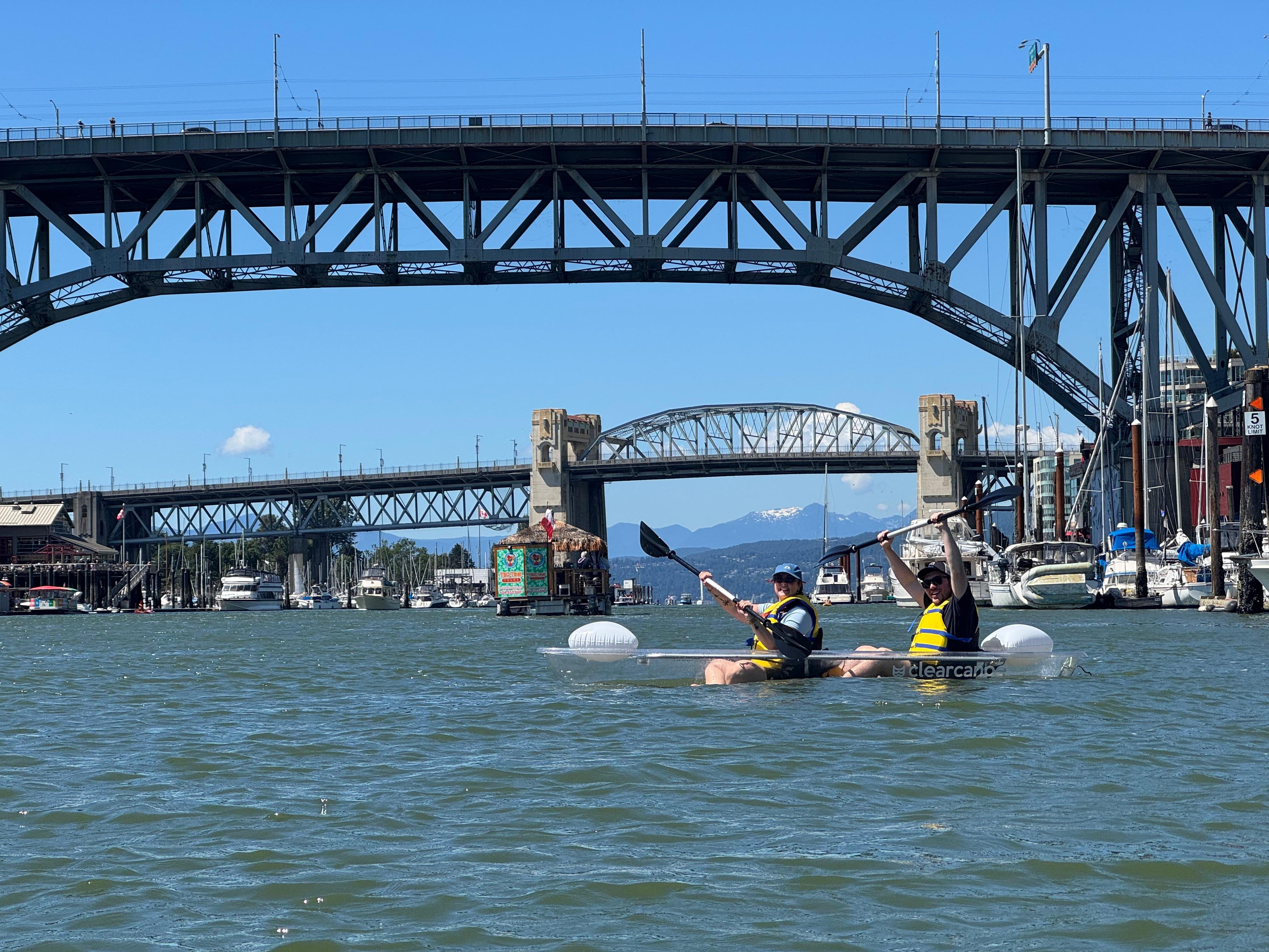 Clear-Bottom Kayak Adventure in False Creek