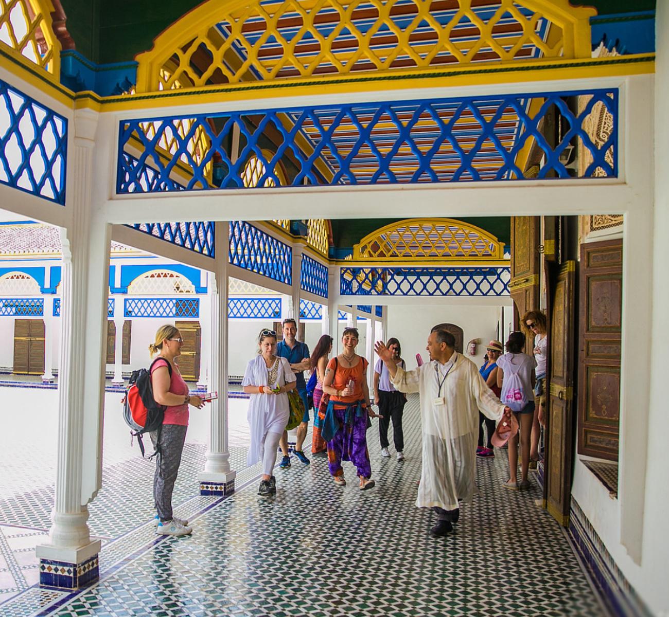 Marrakech Medina, Bahia Palace & Saadian Tombs Walking Tour