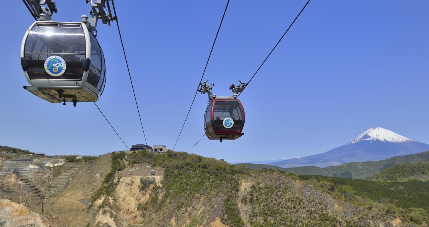 Tokyo:Sea of Mount Fuji, Hakone Ropeway, Ōwakudani, Enoshima