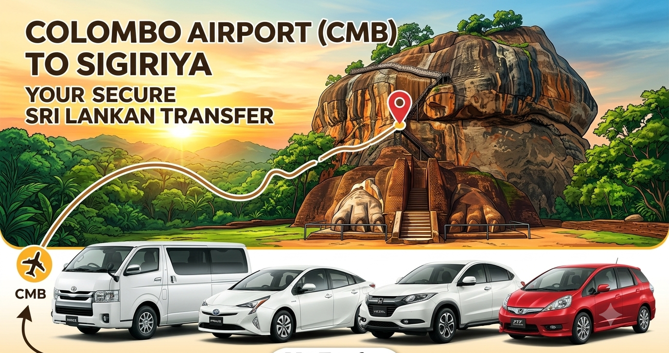 Airport Transfer: Colombo to Sigiriya