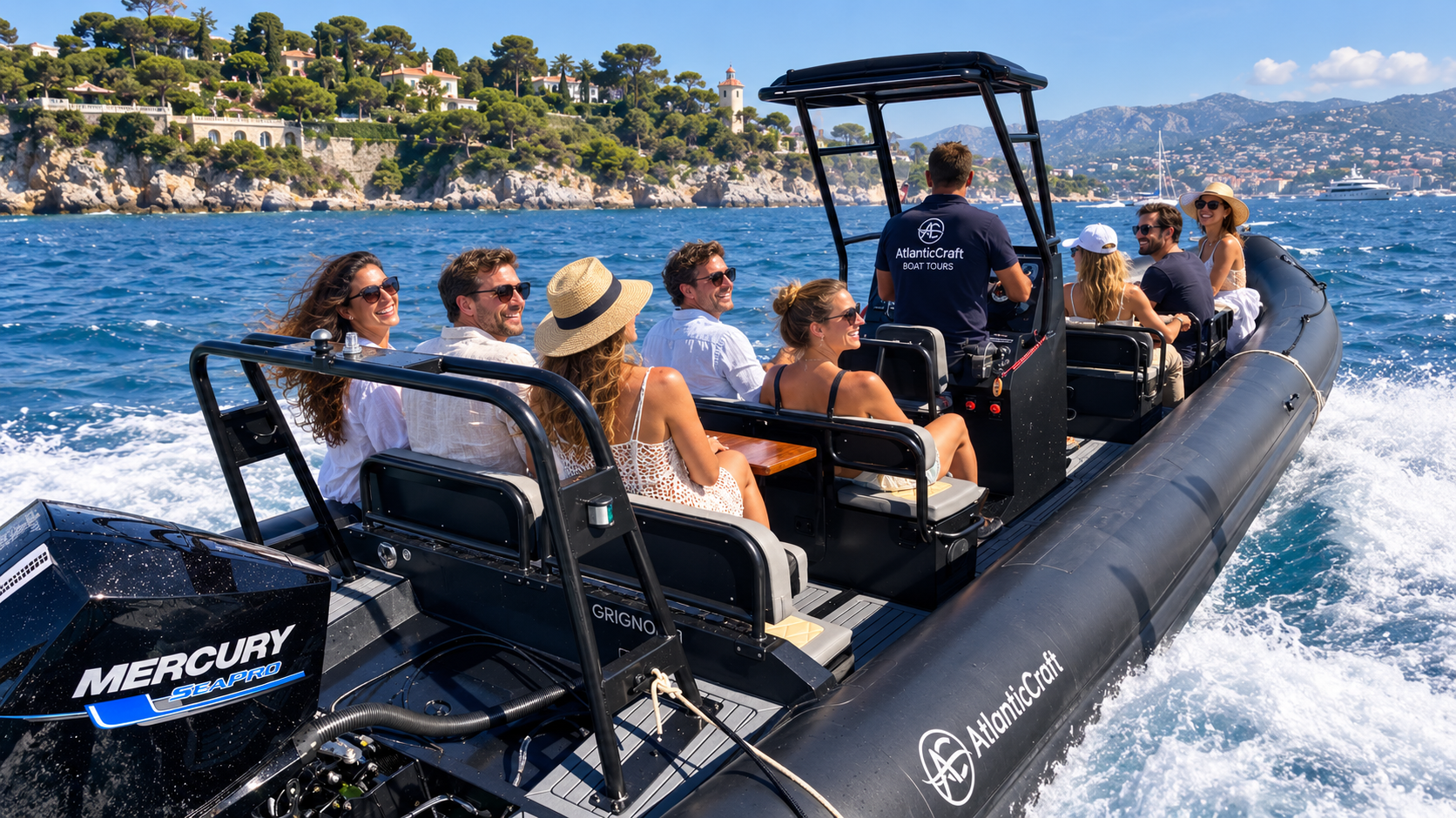 Excursión en barco por la costa de Mónaco y la Riviera francesa