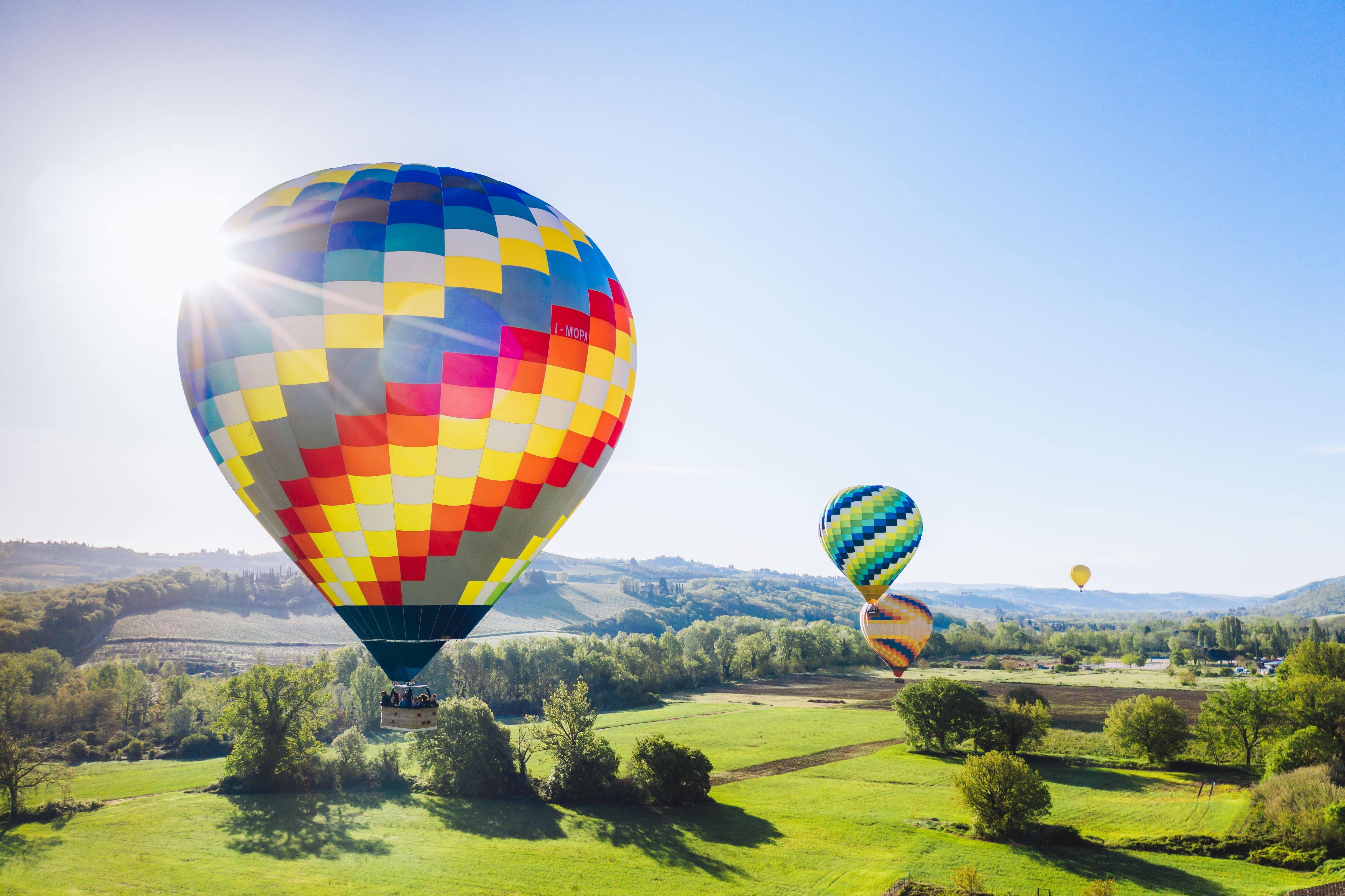 Tuscany Hot Air Balloon Flight over Val d'Orcia