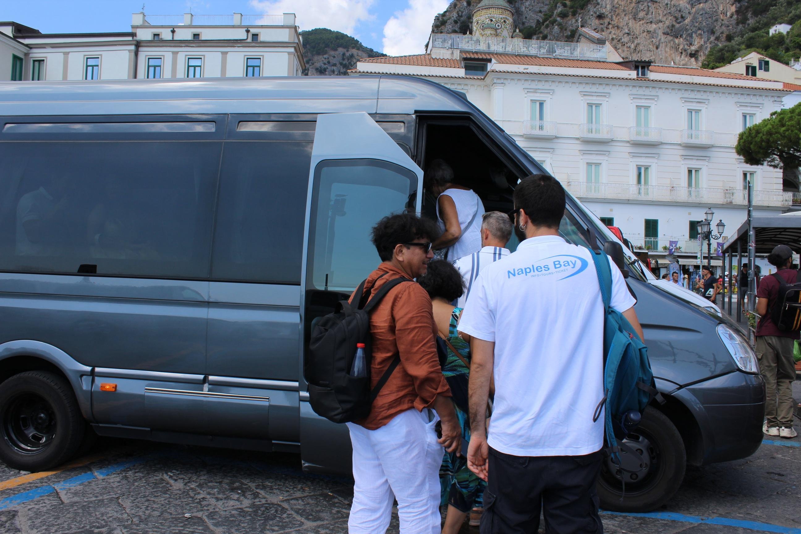 From Naples: Pompeii and Vesuvius Tour with Lunch Included - Mount Vesuvius crater tour and Bay of Naples views