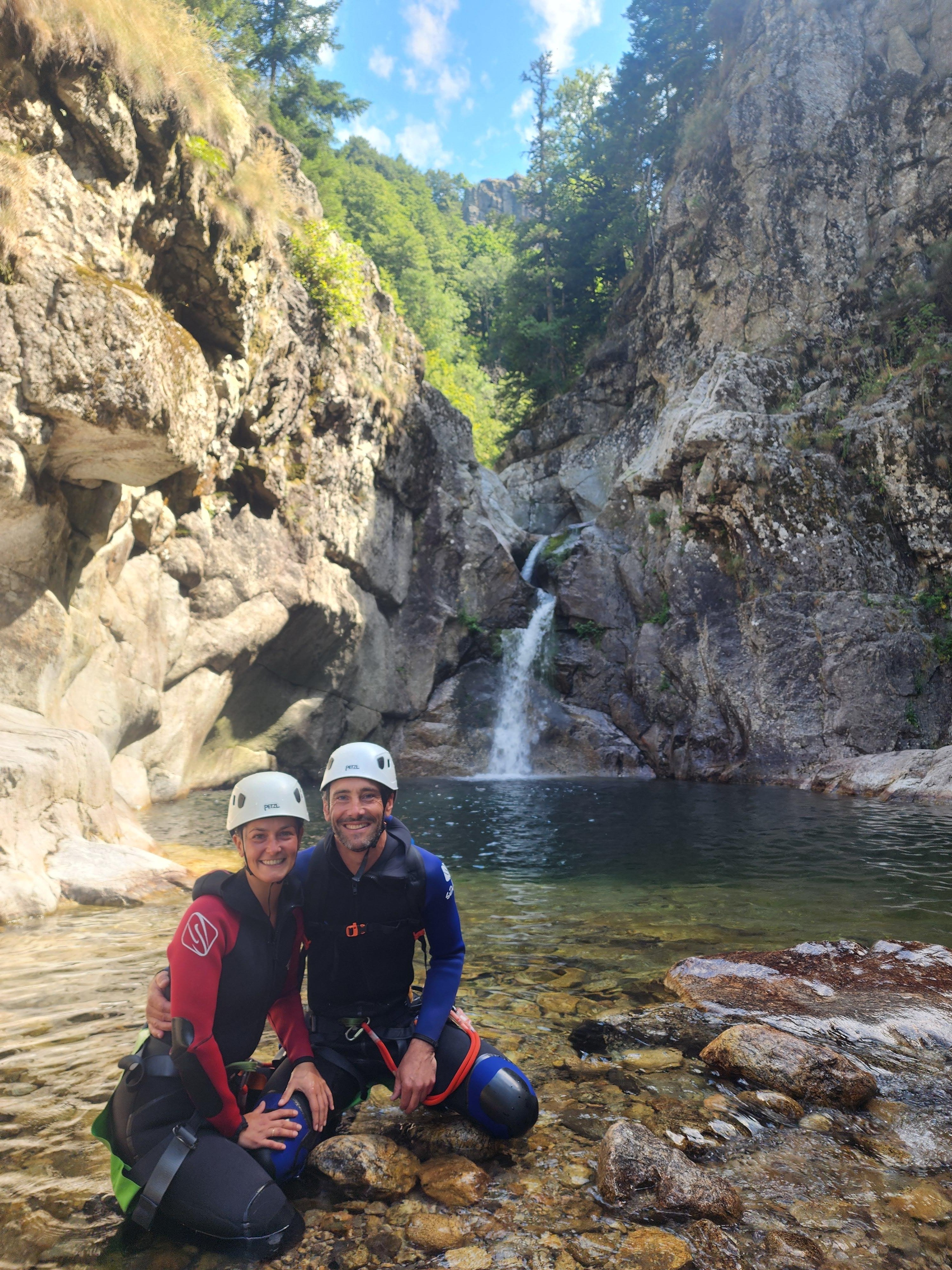 Haute Borne Canyon Adventure in Monts d'Ardèche