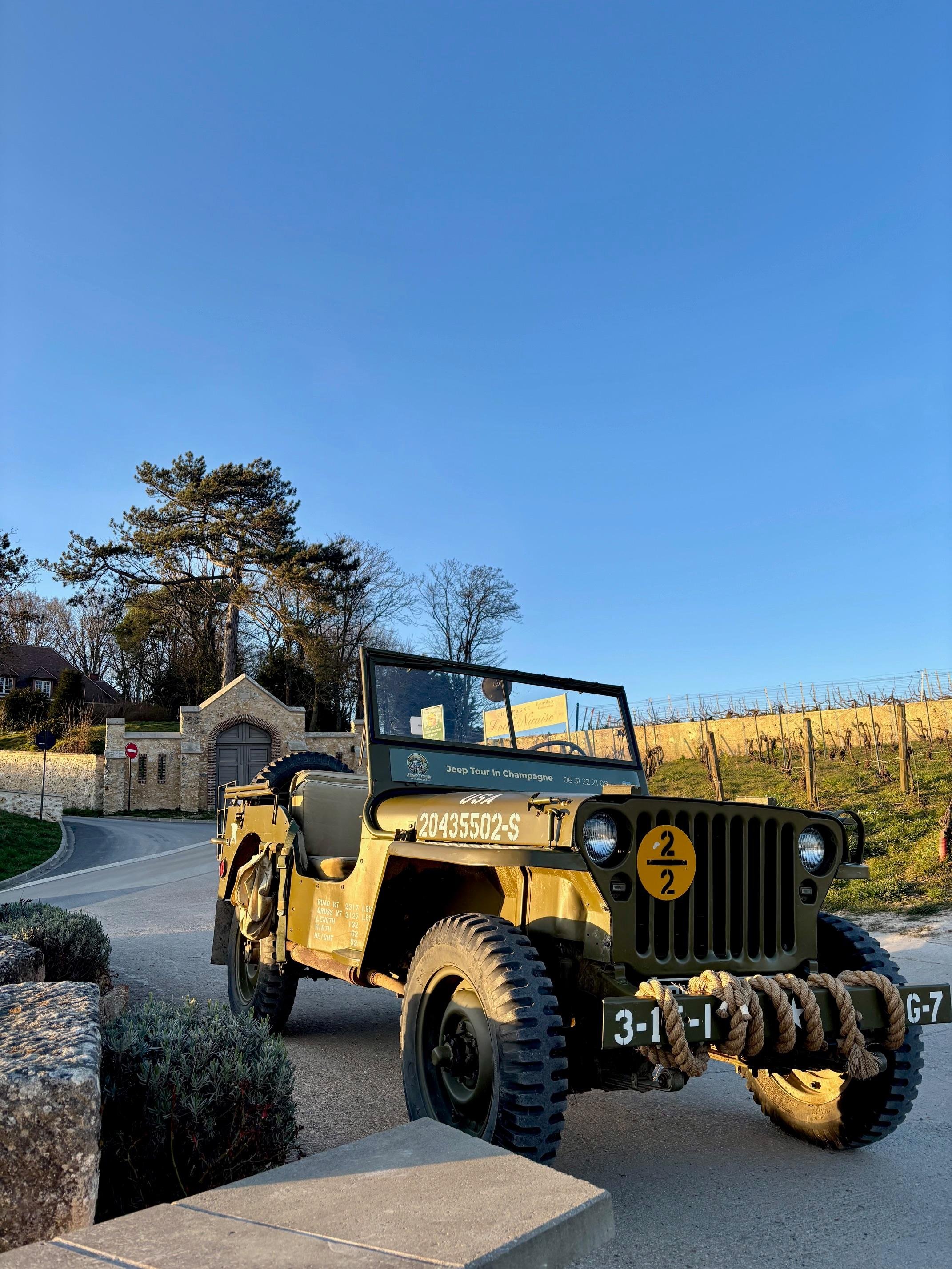 Epernay: Vineyard Jeep Ride with Tasting and Tours