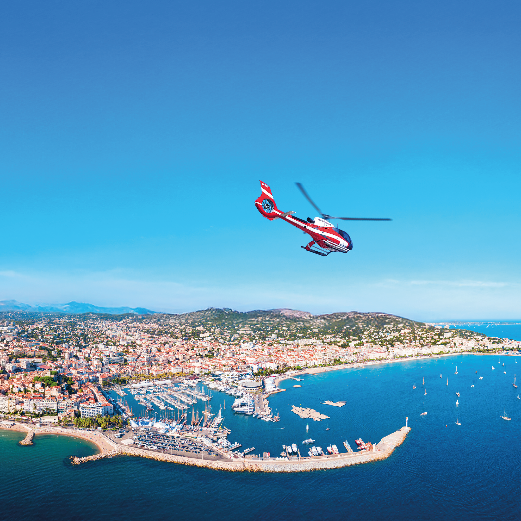Private Helicopter Transfer: Cannes ↔ Saint-Tropez