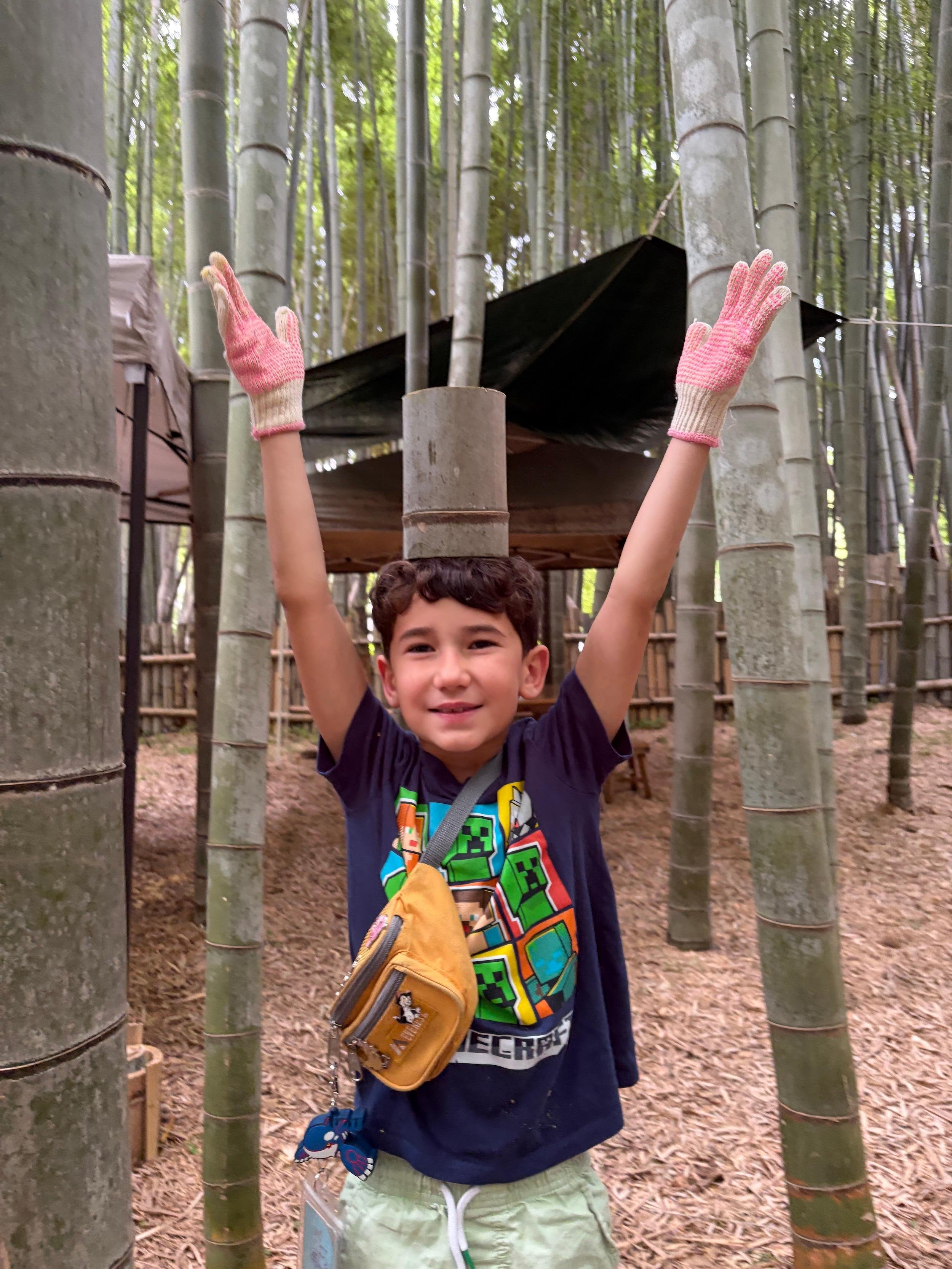 Kyoto Private Bamboo Garden Craft Workshop