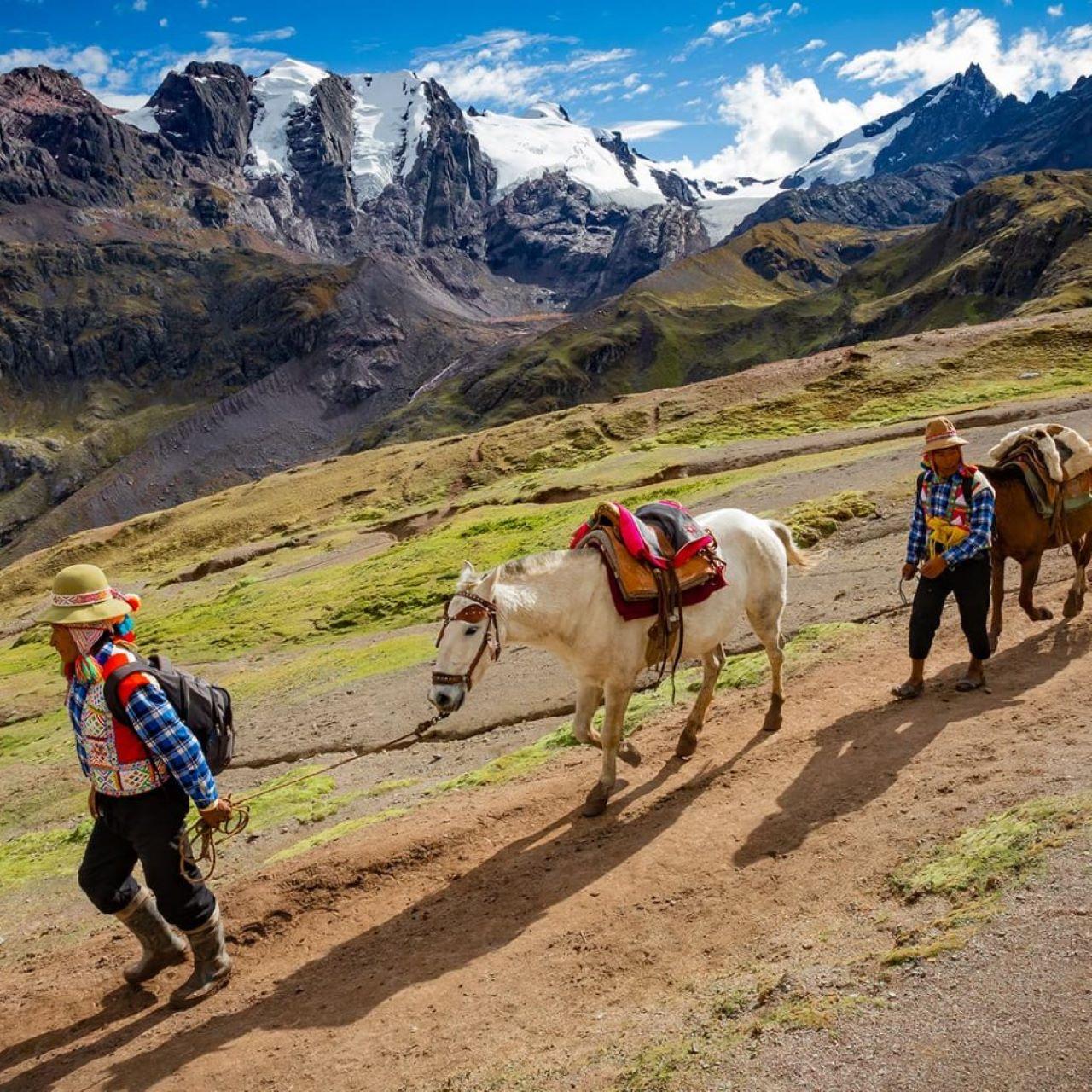 Rainbow Mountain Horseback Adventure with Buffet Meals