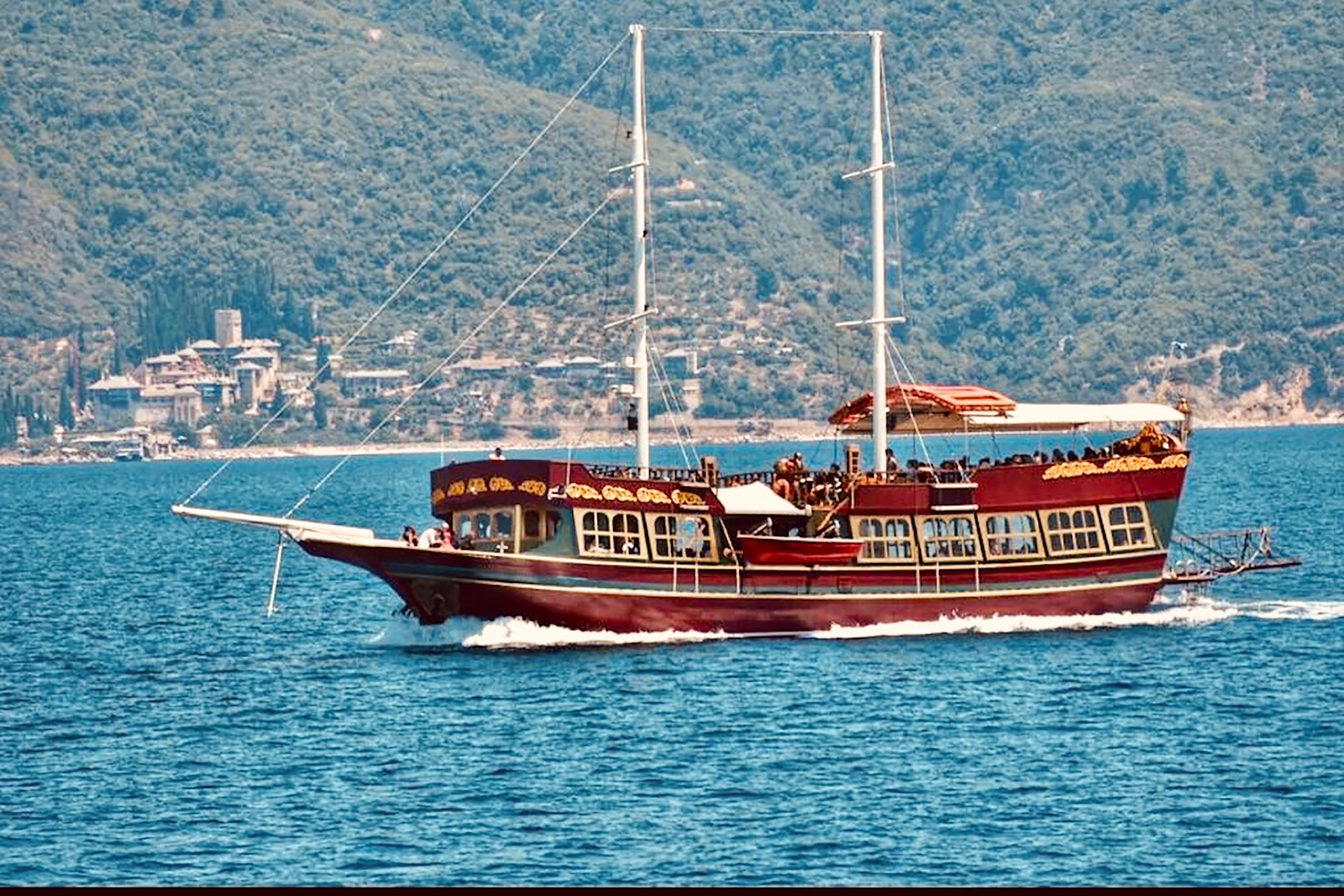 Rhodes Sunset Cruise with Greek BBQ & Unlimited Drinks