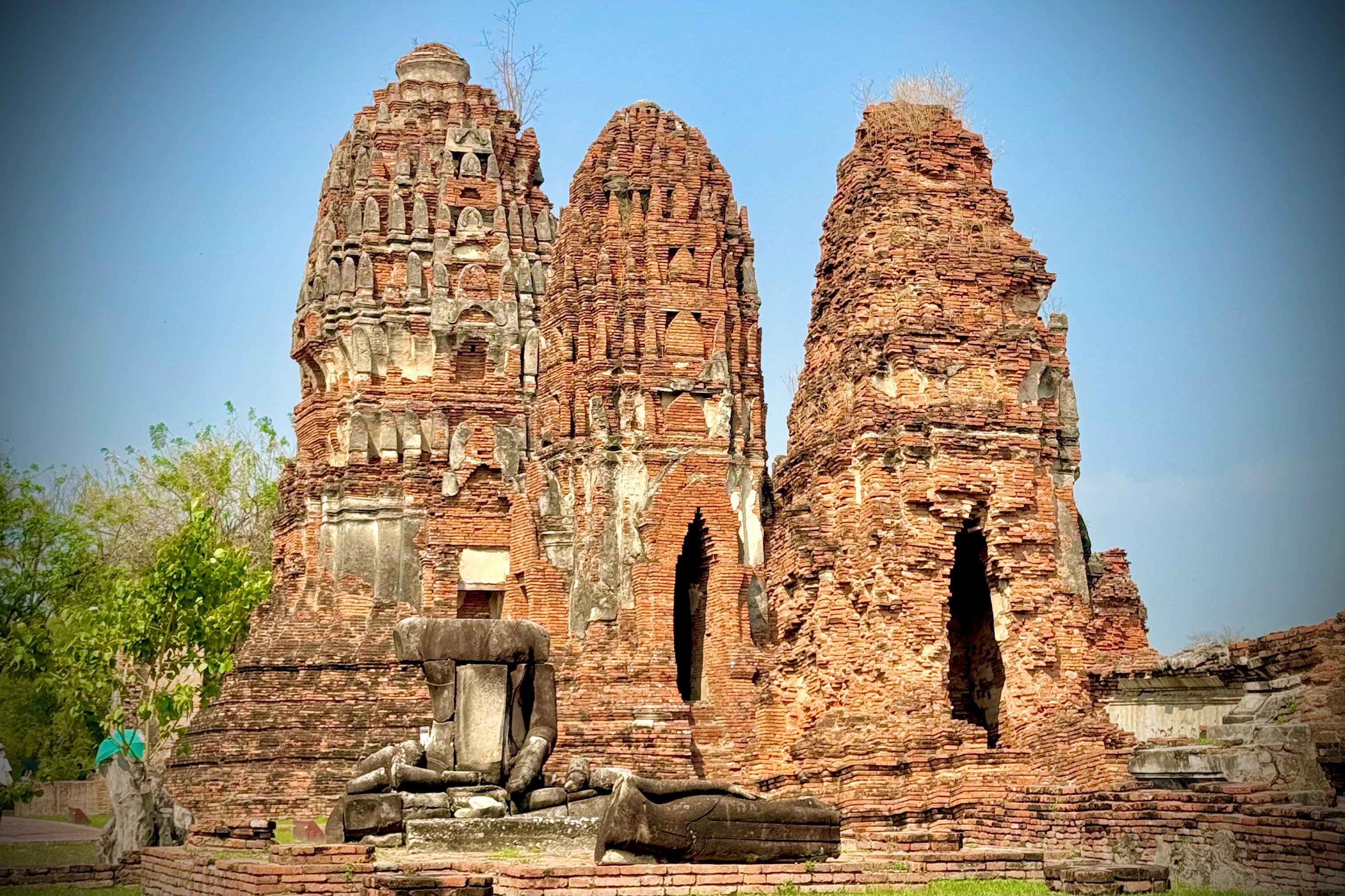 Bangkok to Ayutthaya Day Trip with Boat Ride & Temple Tickets