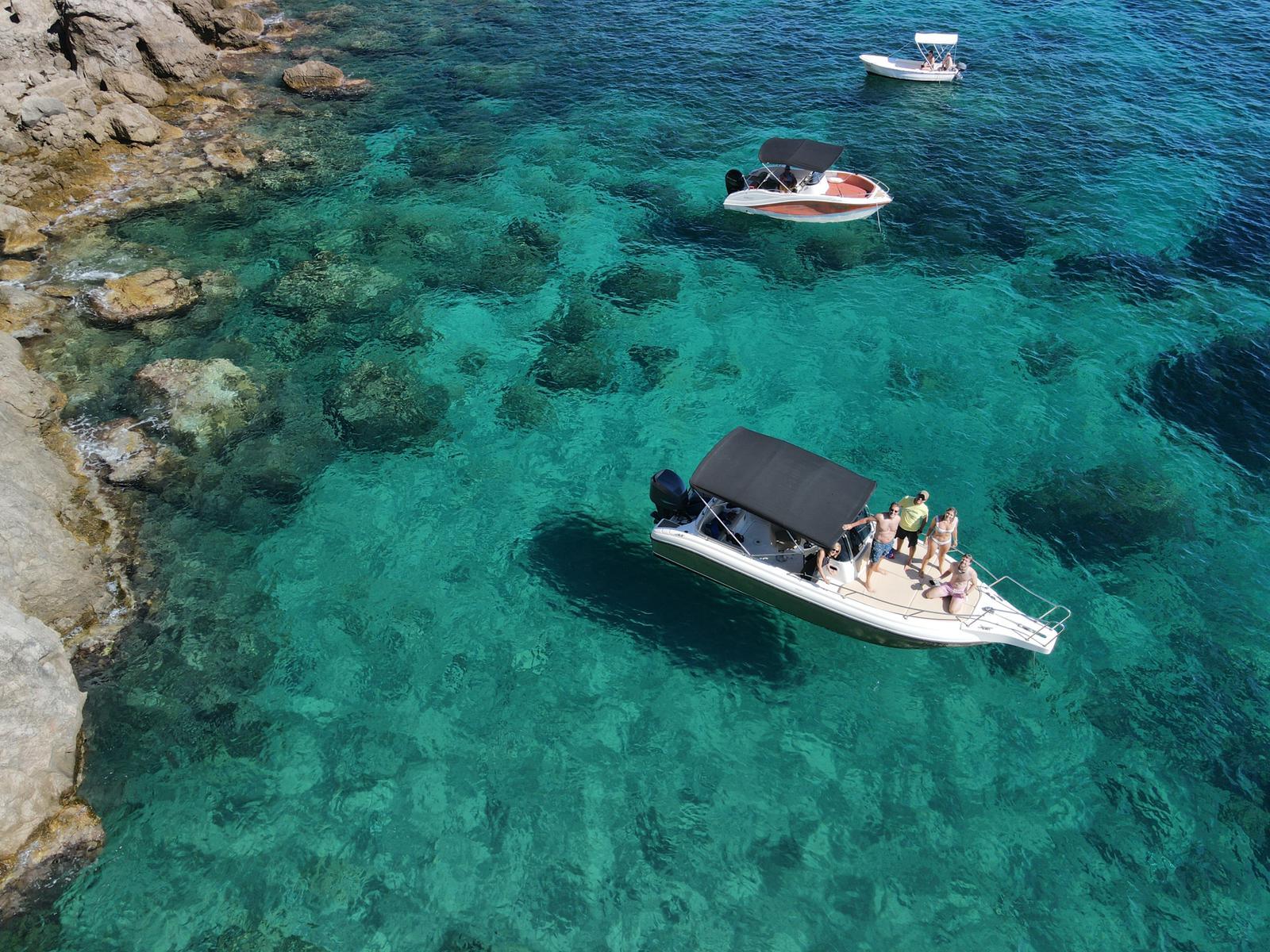 Elaphiti Islands Speedboat Adventure with Cave Exploration