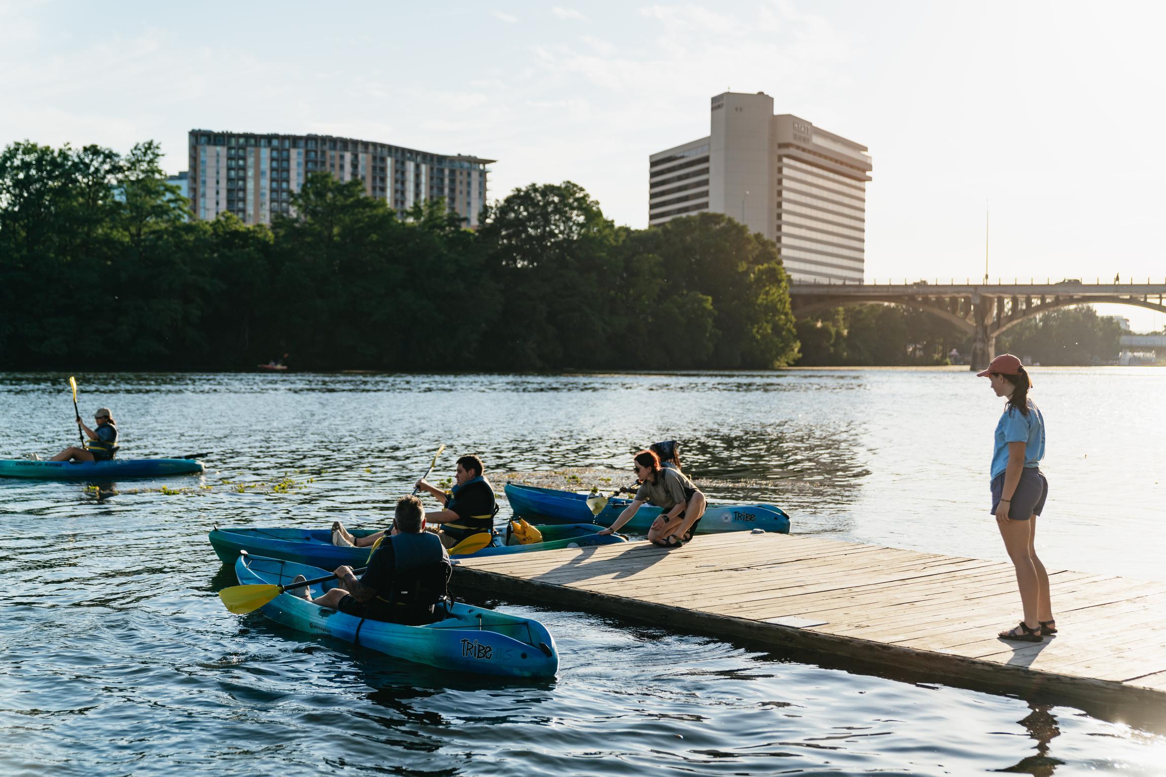 Austin Sunset Bat-Watching Kayak Experience